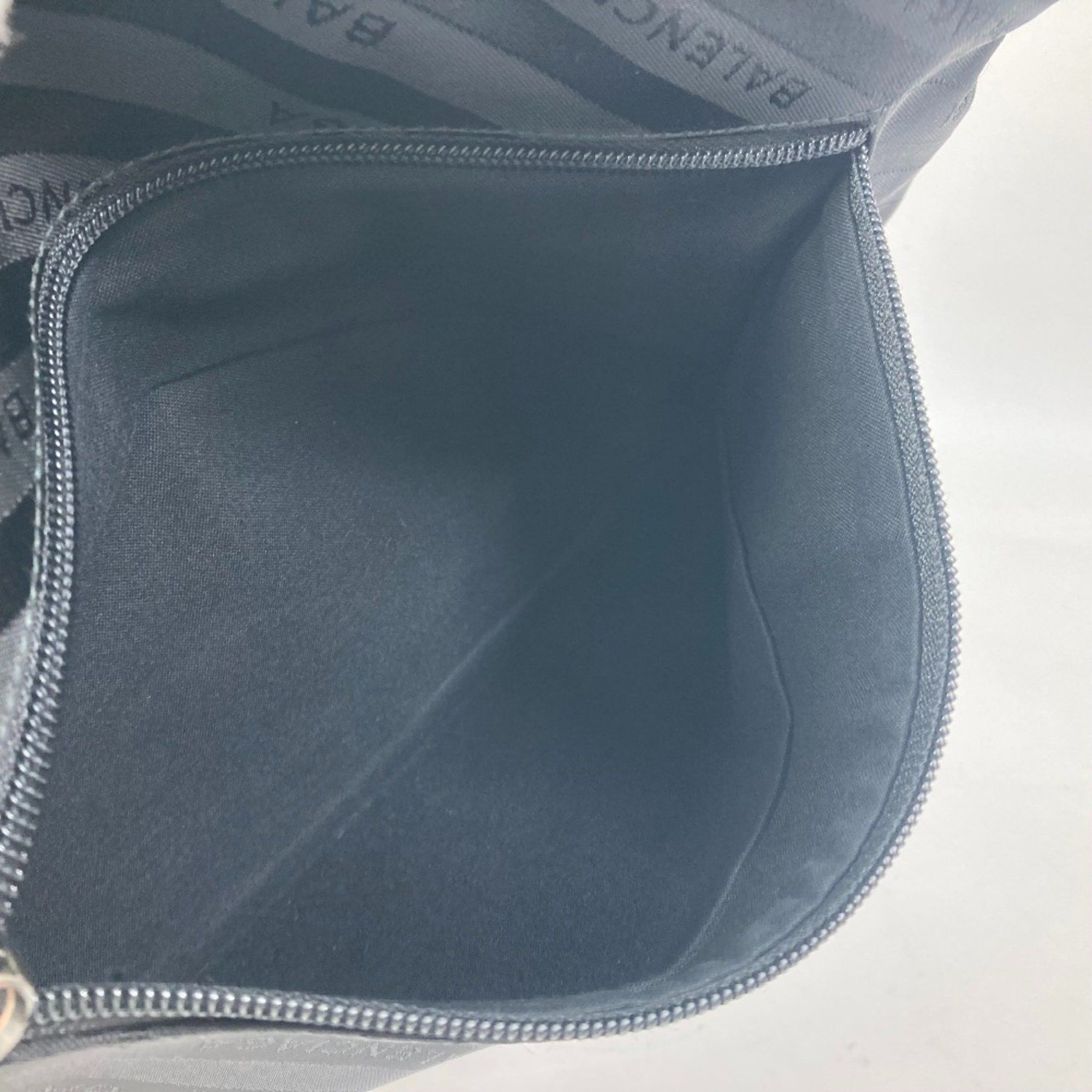 Balenciaga Balenciaga 459745 logo bag pouch Clutch bag Black Size ONE SIZE - 9 Thumbnail