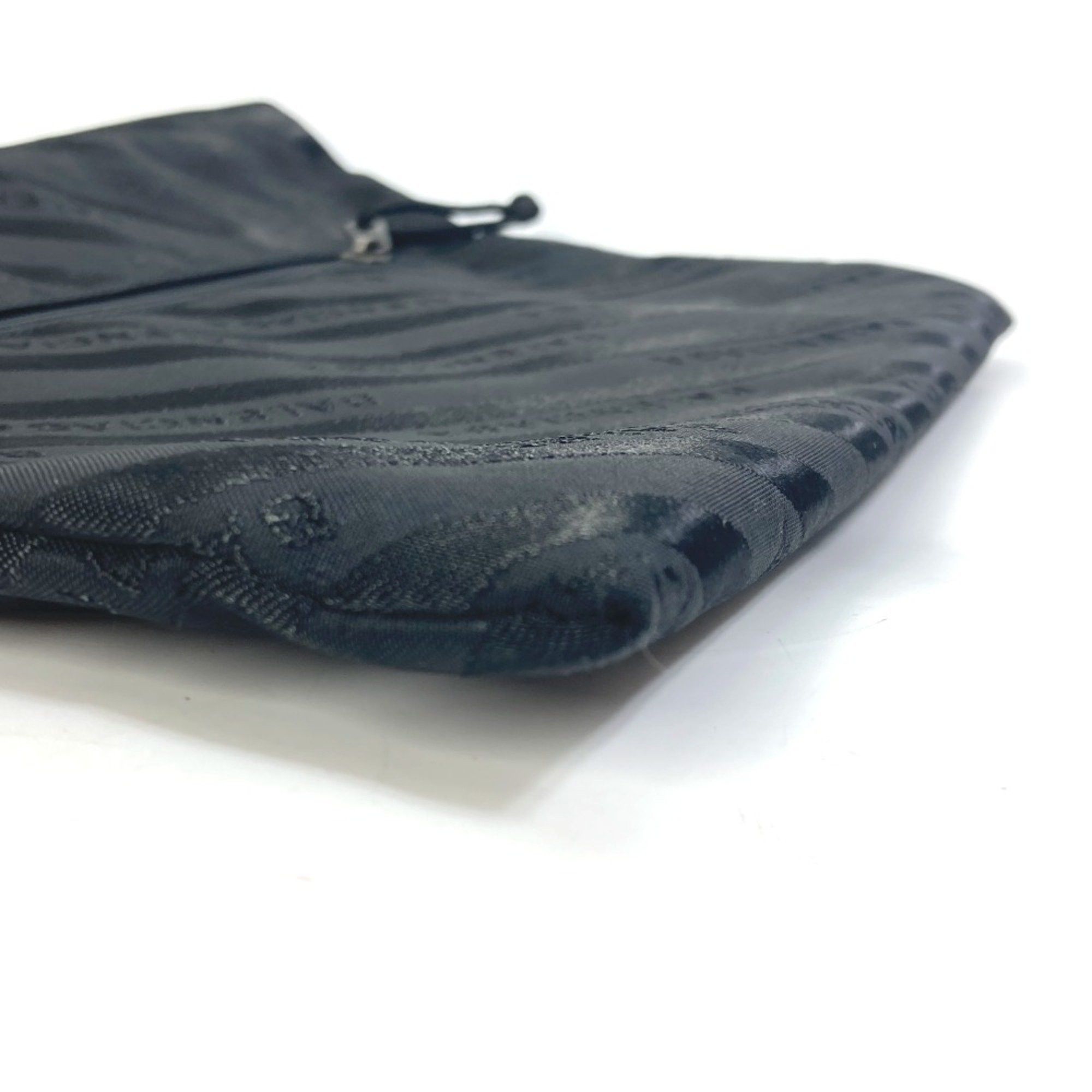 Balenciaga Balenciaga 459745 logo bag pouch Clutch bag Black Size ONE SIZE - 6 Thumbnail