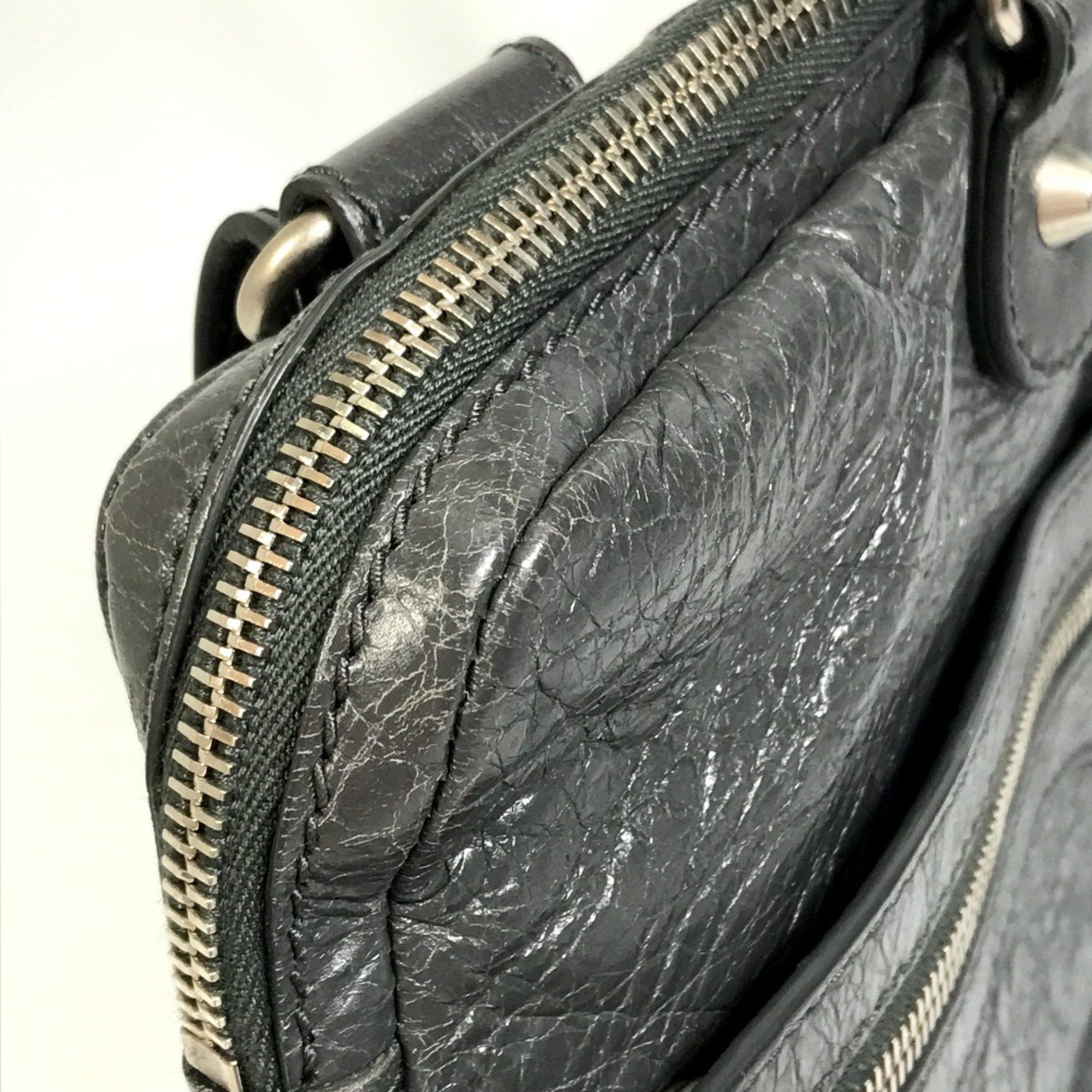 Balenciaga Balenciaga 310939 Wrinkles processing bag briefcase Business bag gray Size ONE SIZE - 14 Thumbnail