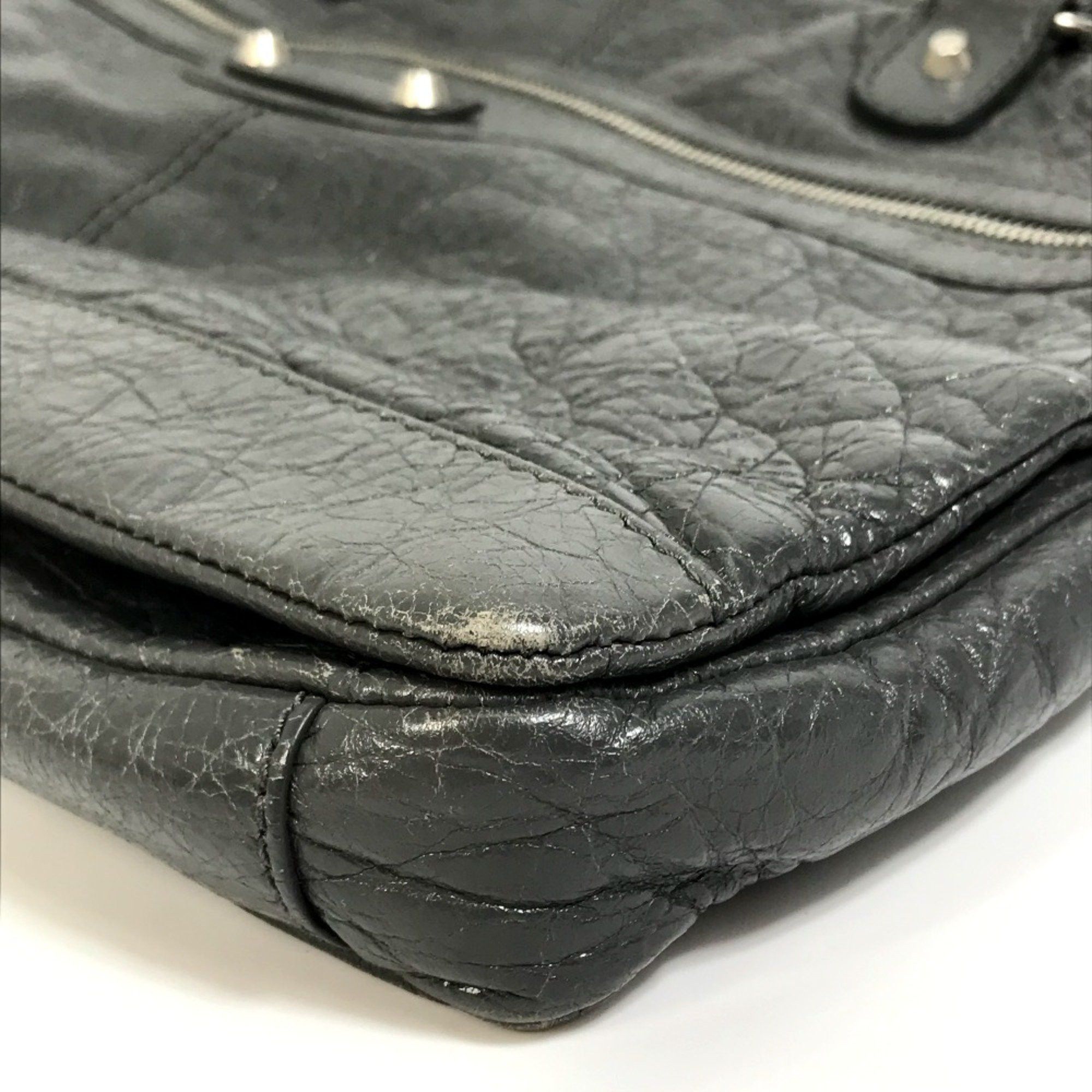 Balenciaga Balenciaga 310939 Wrinkles processing bag briefcase Business bag gray Size ONE SIZE - 7 Thumbnail