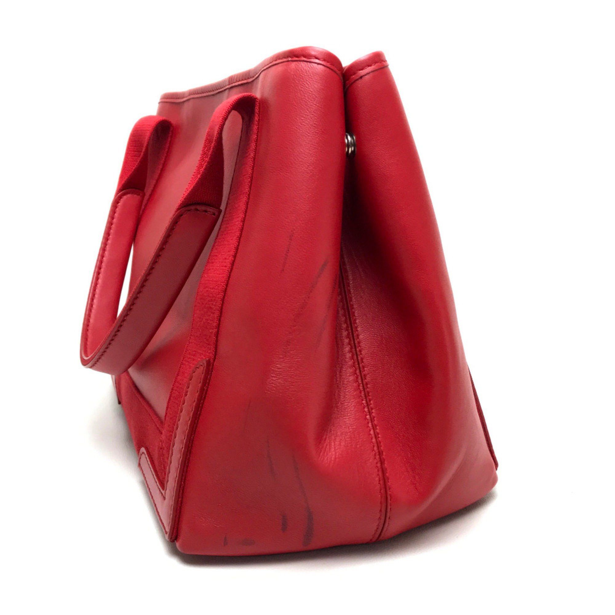 Balenciaga Balenciaga 339933 Bag Tote Bag Shoulder Bag Red Size ONE SIZE - 4 Thumbnail