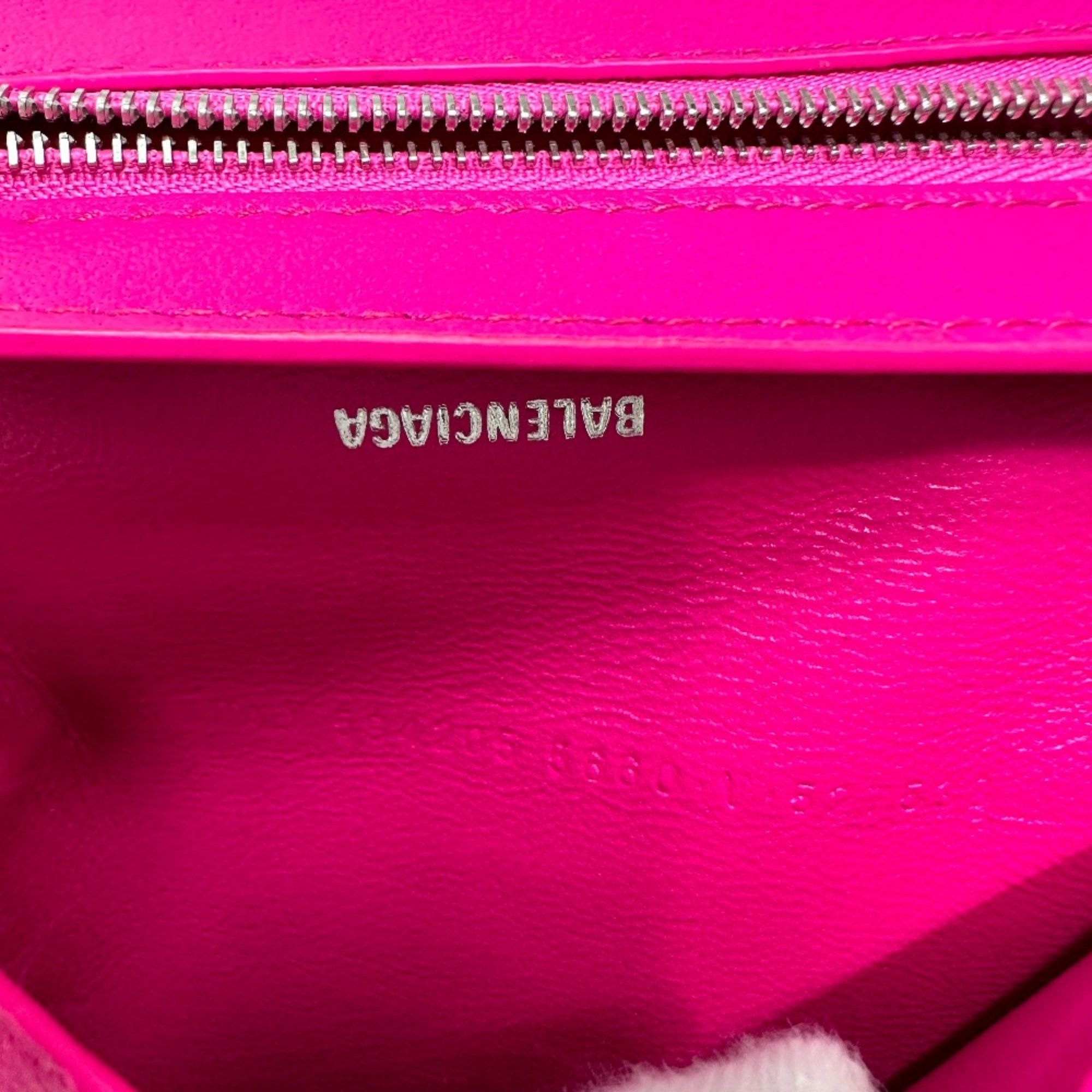 Balenciaga Balenciaga logo Medium wallet Folded wallet pink Black Size ONE SIZE - 15 Thumbnail