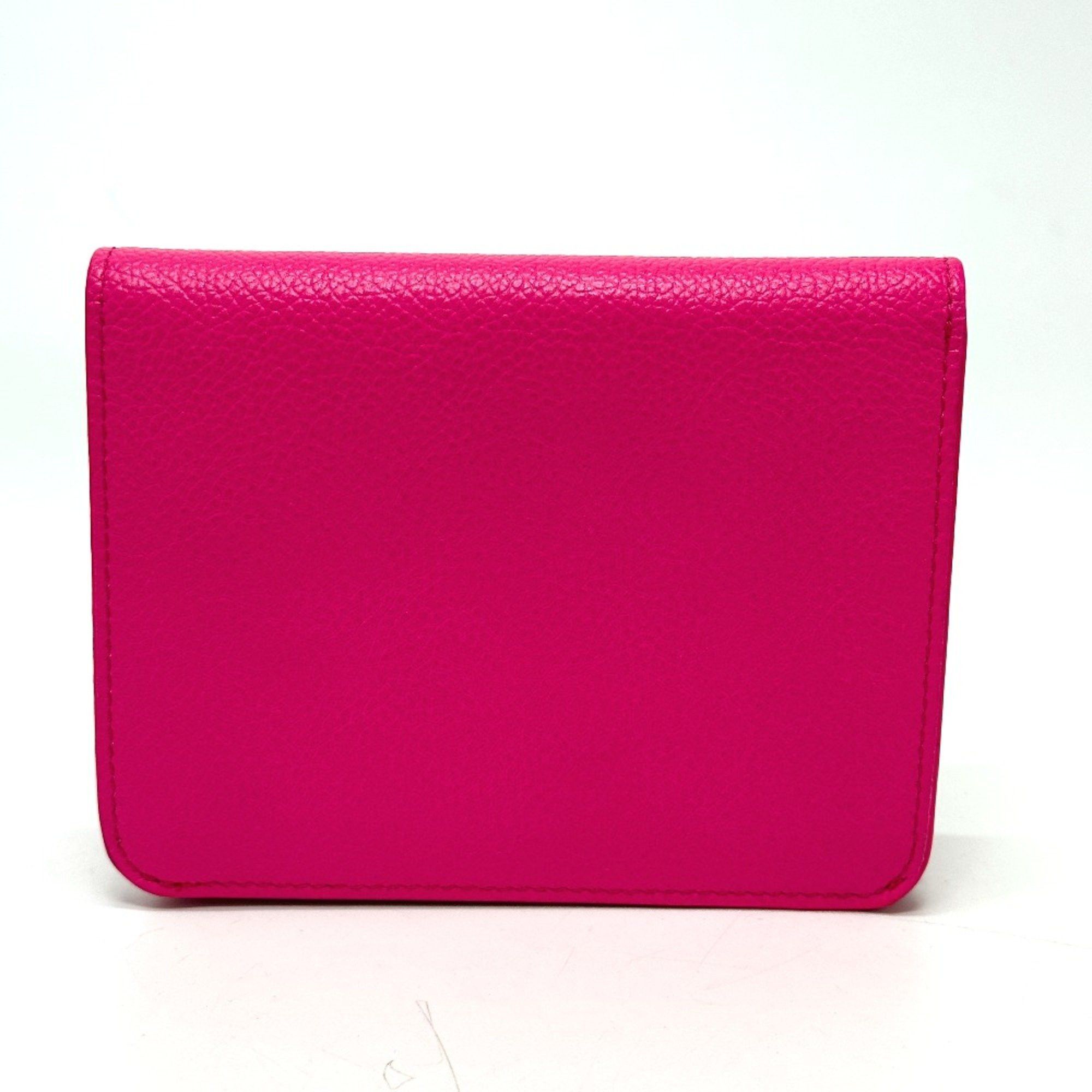 Balenciaga Balenciaga logo Medium wallet Folded wallet pink Black Size ONE SIZE - 2 Thumbnail