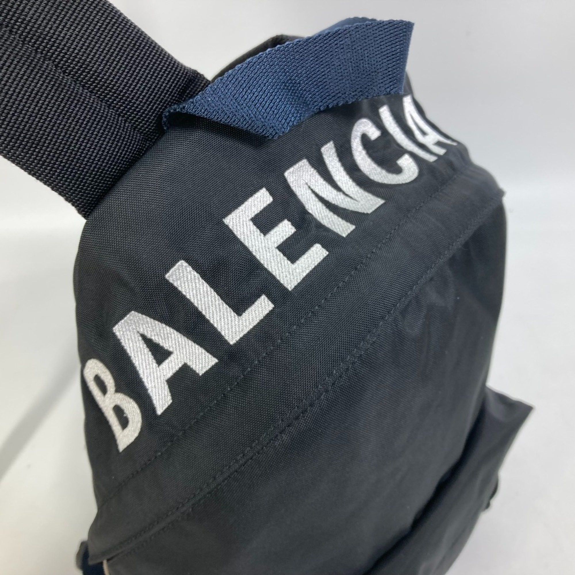 Balenciaga Balenciaga 565798 Backpack Bag Backpack Black White Size ONE SIZE - 7 Thumbnail