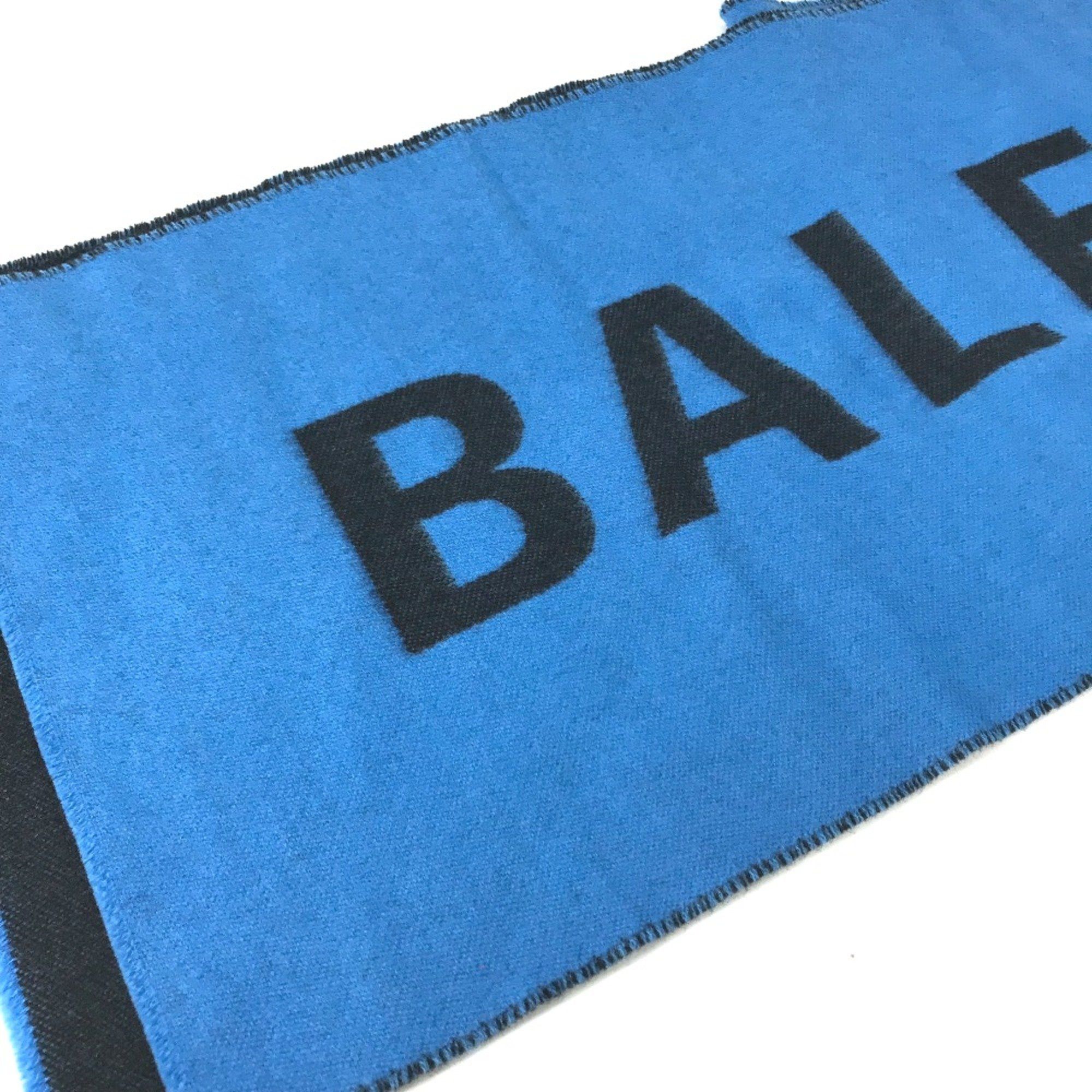 Balenciaga Balenciaga Bicolor Scarf blue Black Size ONE SIZE - 2 Thumbnail