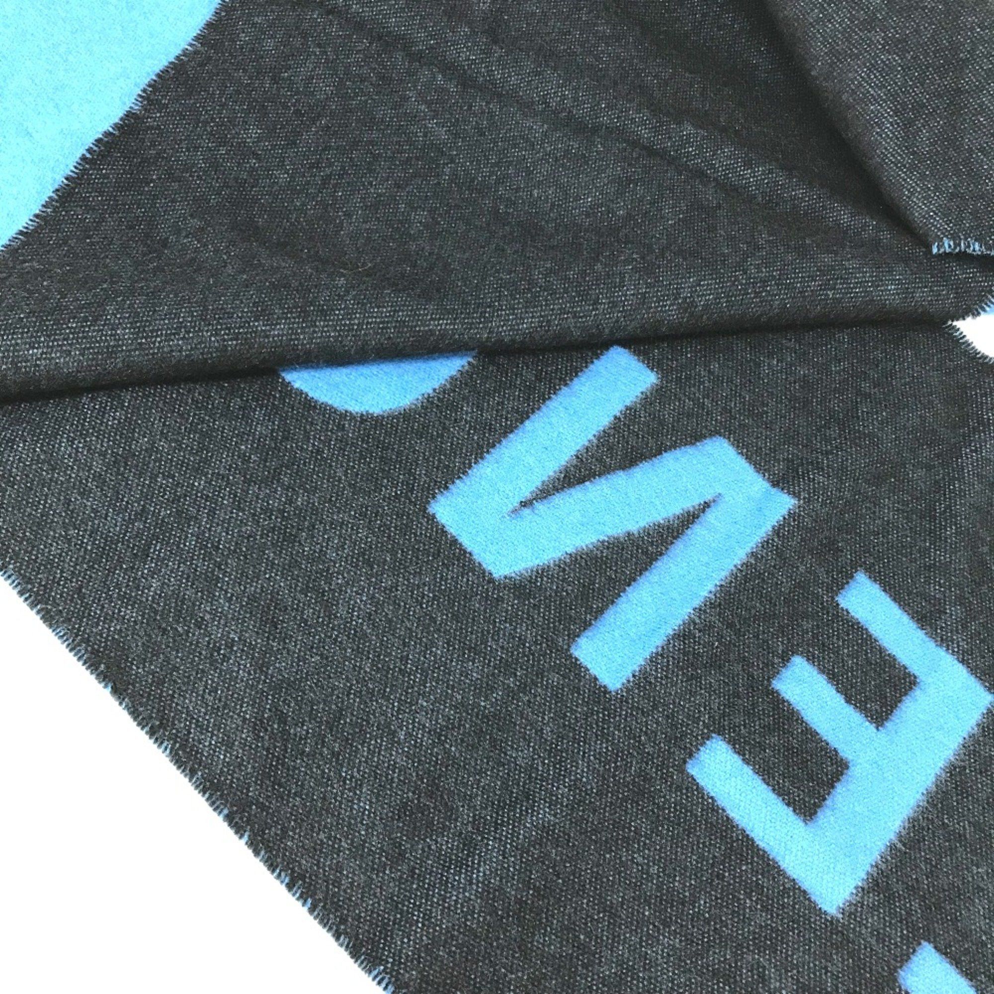 Balenciaga Balenciaga Bicolor Scarf blue Black Size ONE SIZE - 6 Thumbnail