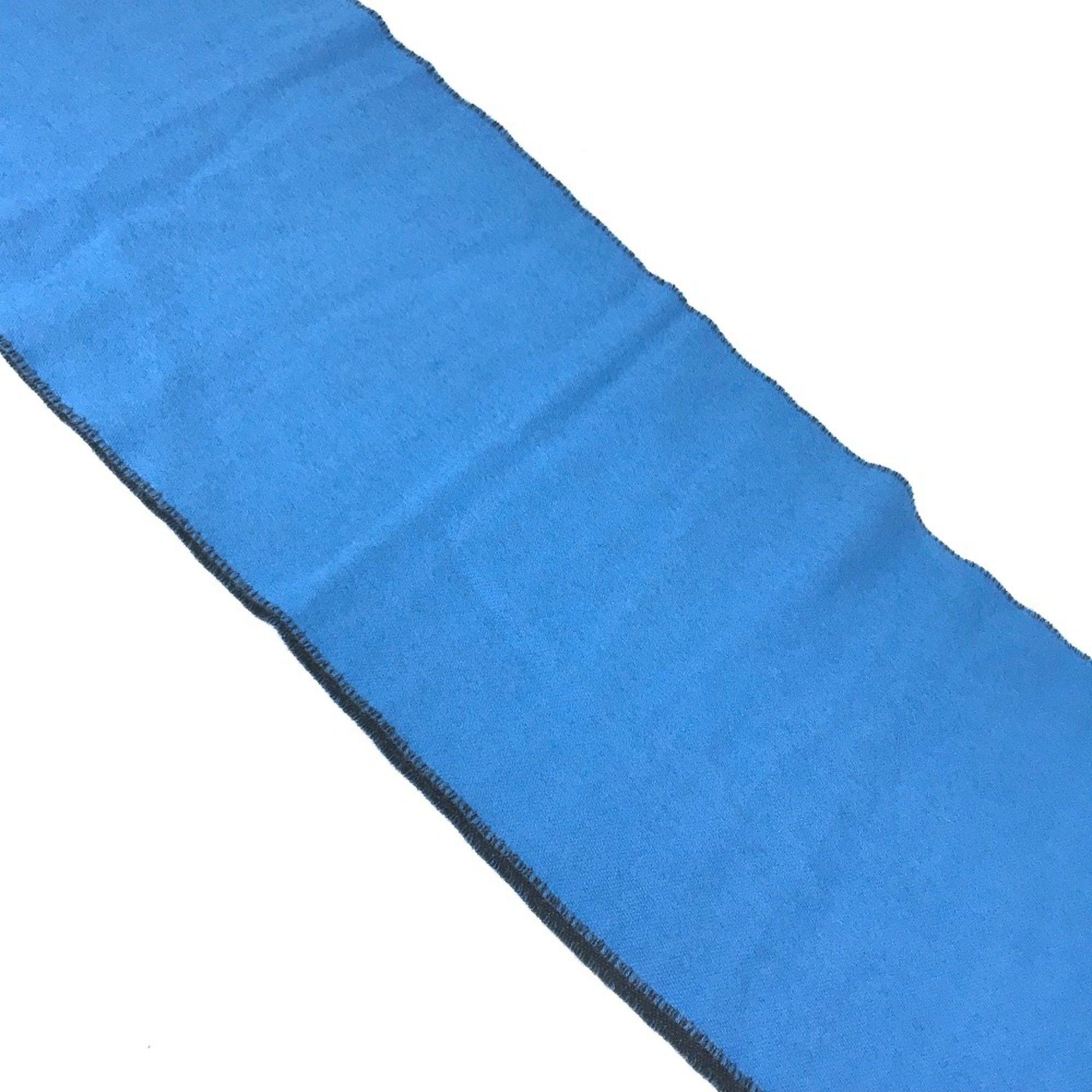 Balenciaga Balenciaga Bicolor Scarf blue Black Size ONE SIZE - 4 Thumbnail
