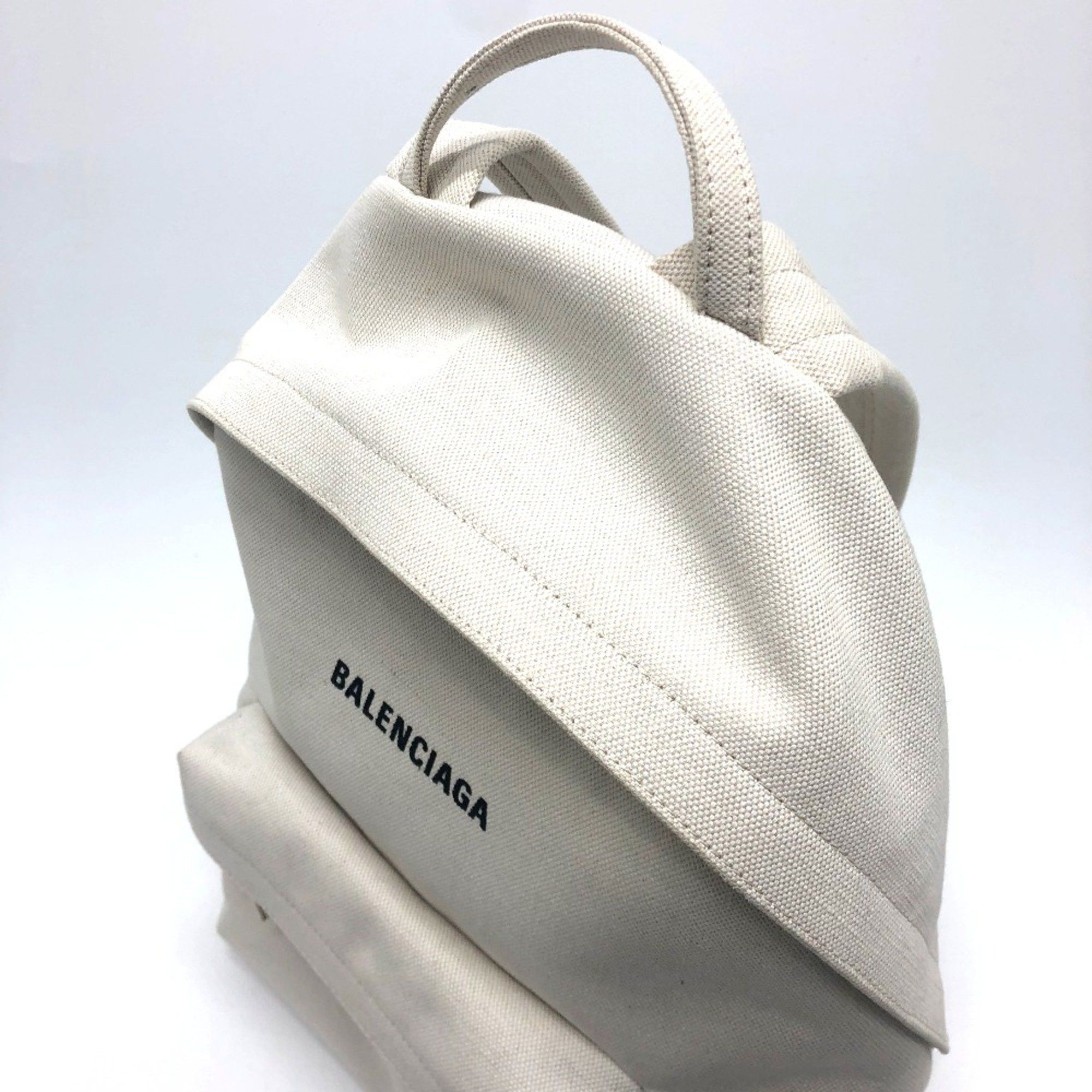 Balenciaga Balenciaga 552374 logo Backpack White Size ONE SIZE - 4 Thumbnail