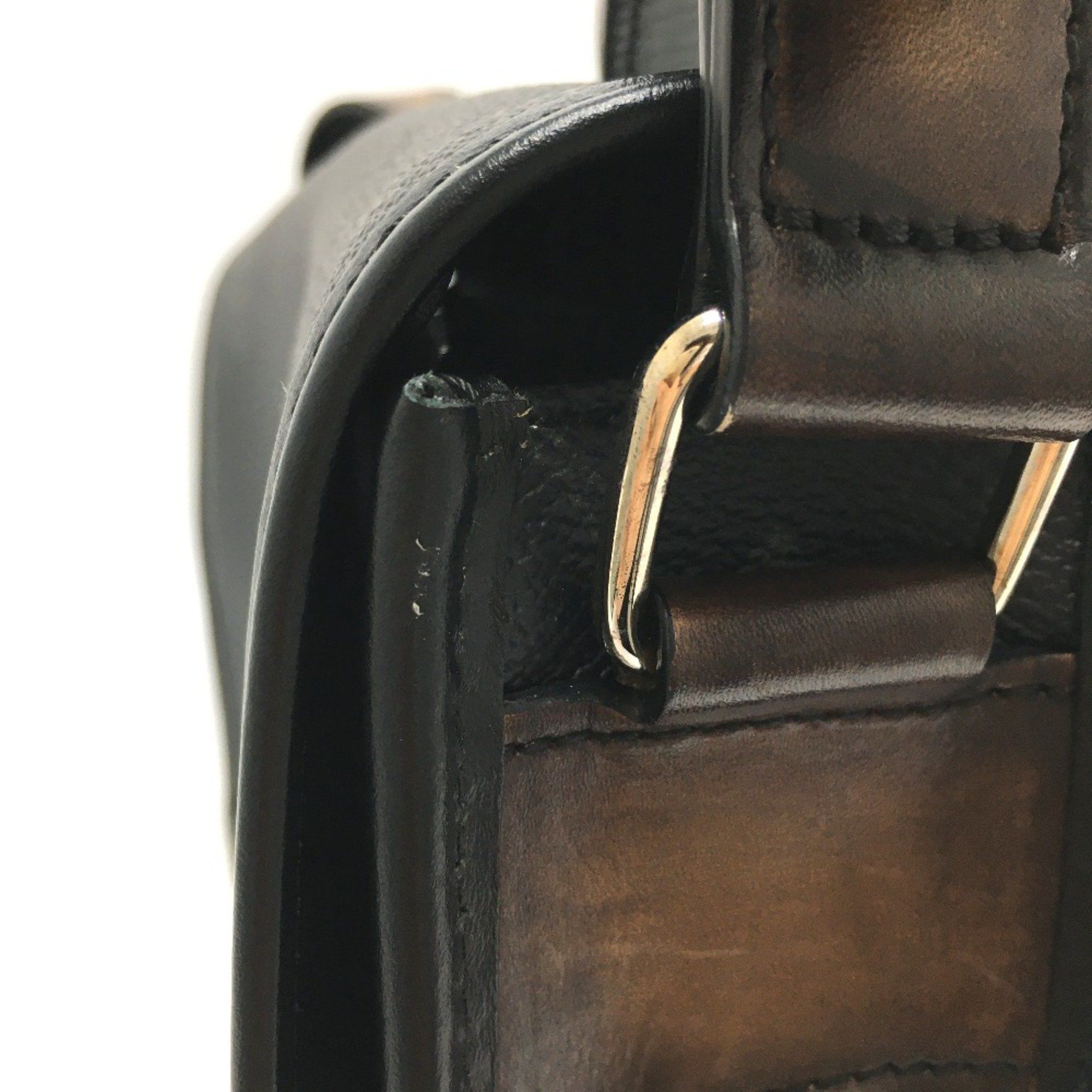 Berluti Berlutti Bag Messenger Shoulder Bag Black SilverHardware Size ONE SIZE - 7 Thumbnail