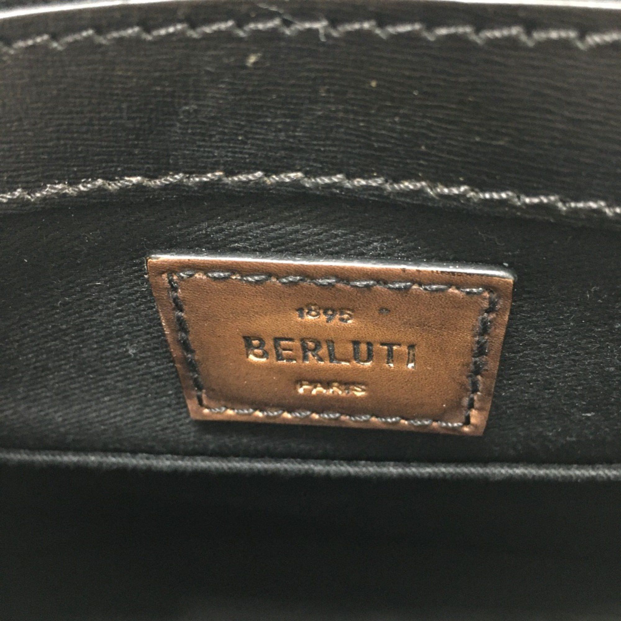 Berluti Berlutti Bag Messenger Shoulder Bag Black SilverHardware Size ONE SIZE - 9 Thumbnail