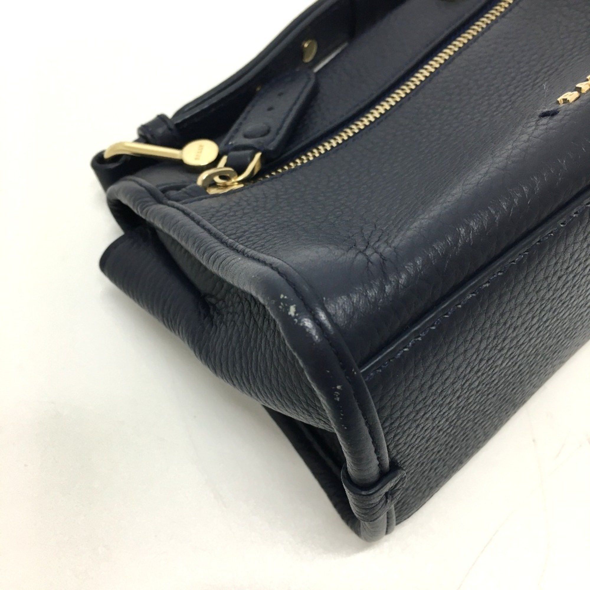 Bally Barry logo Bag 2WAY Shoulder Bag Navy Size ONE SIZE - 6 Thumbnail