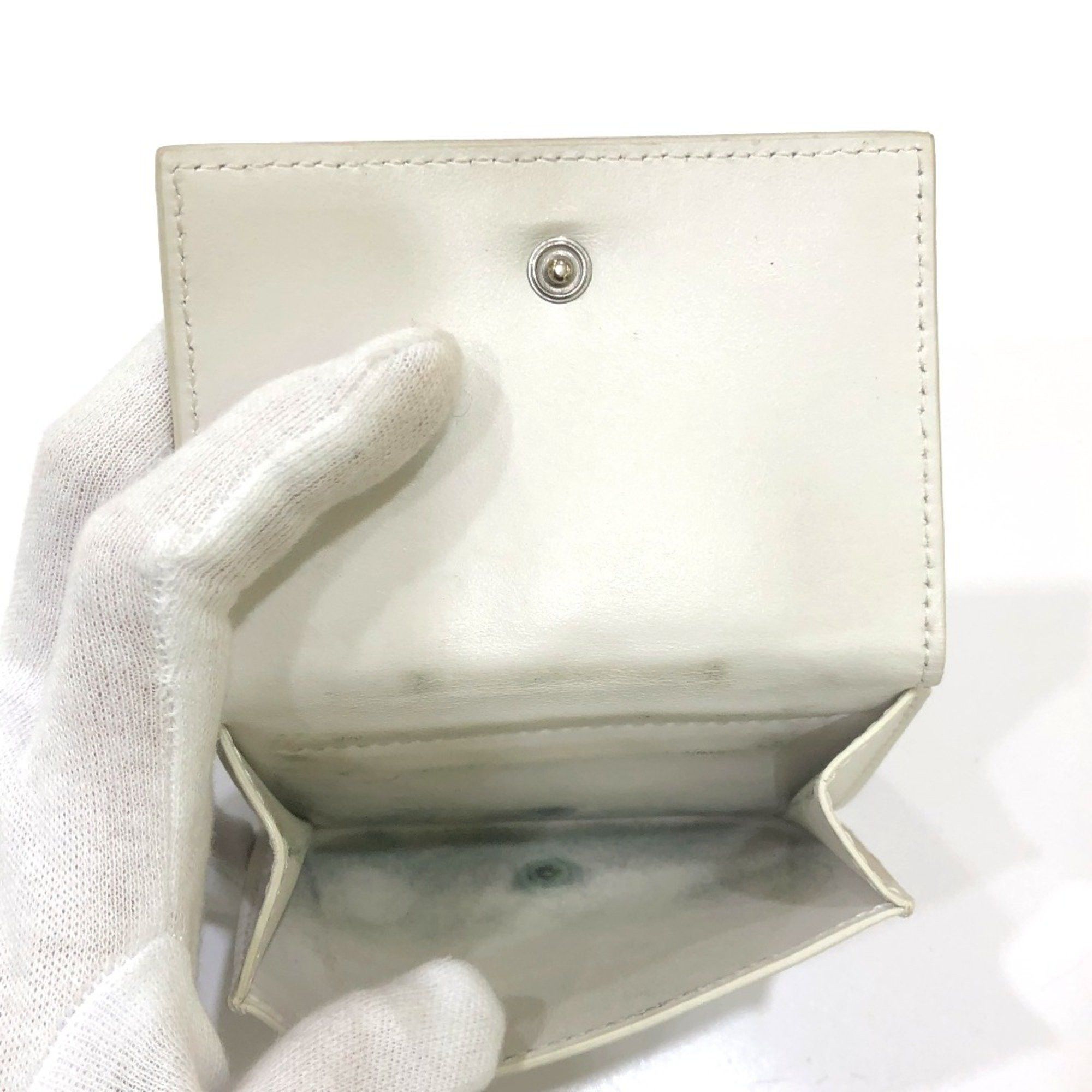 Bottega Veneta BOTTEGA VENETA Intrecciato Tiny Trifold wallet White Size ONE SIZE - 13 Thumbnail