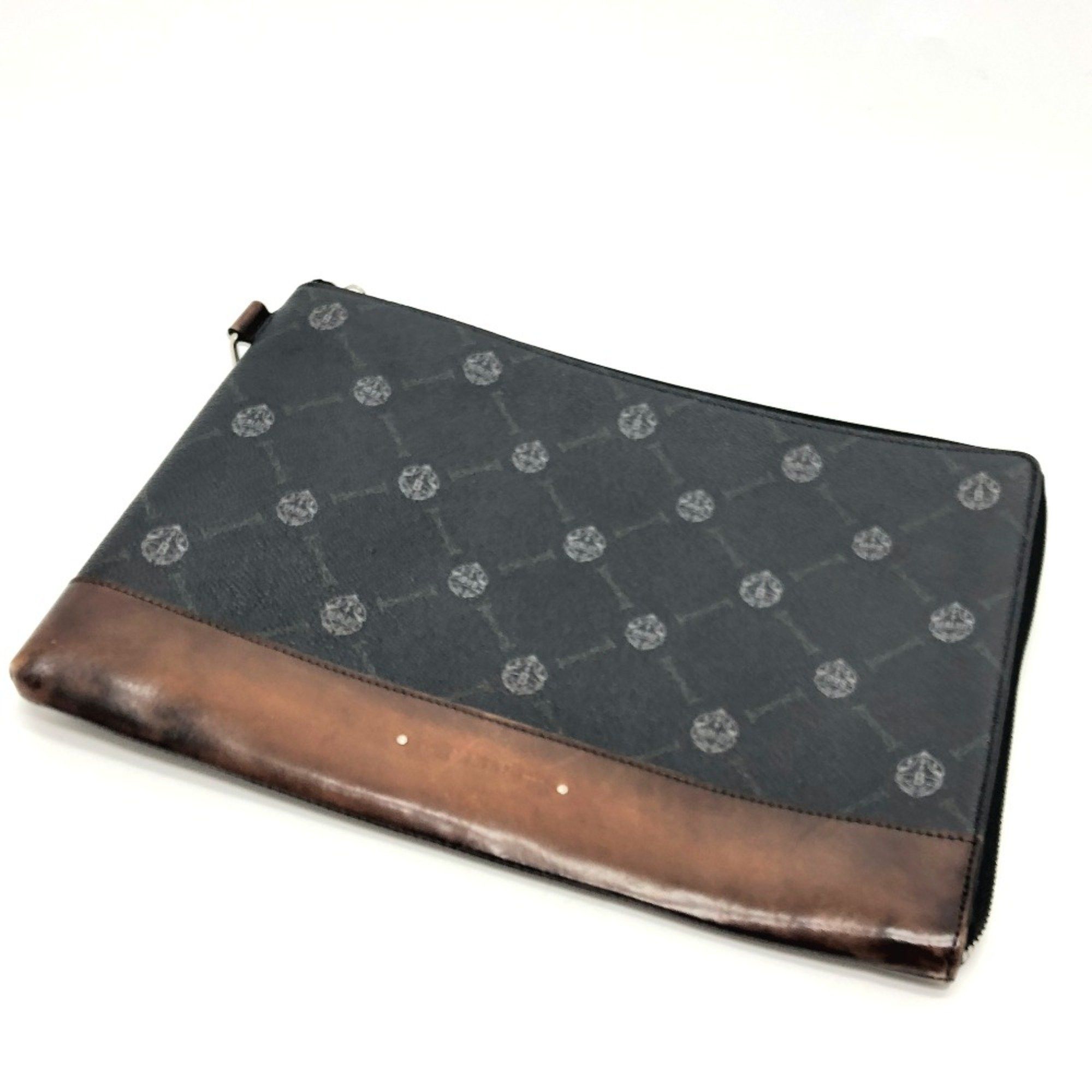 Berluti Berlutti E1129 Signature bag logo Clutch bag Black Size ONE SIZE - 14 Thumbnail