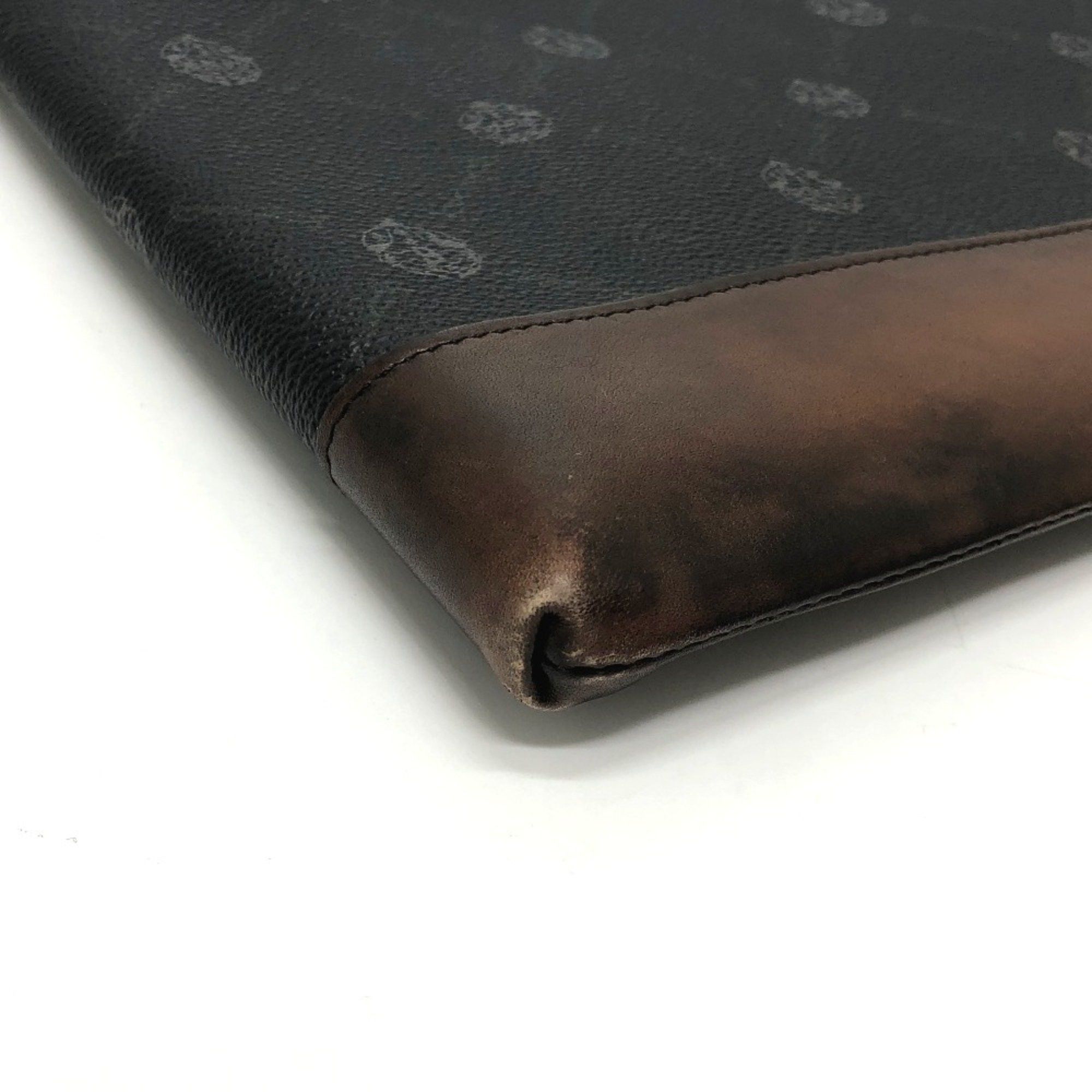 Berluti Berlutti E1129 Signature bag logo Clutch bag Black Size ONE SIZE - 9 Thumbnail