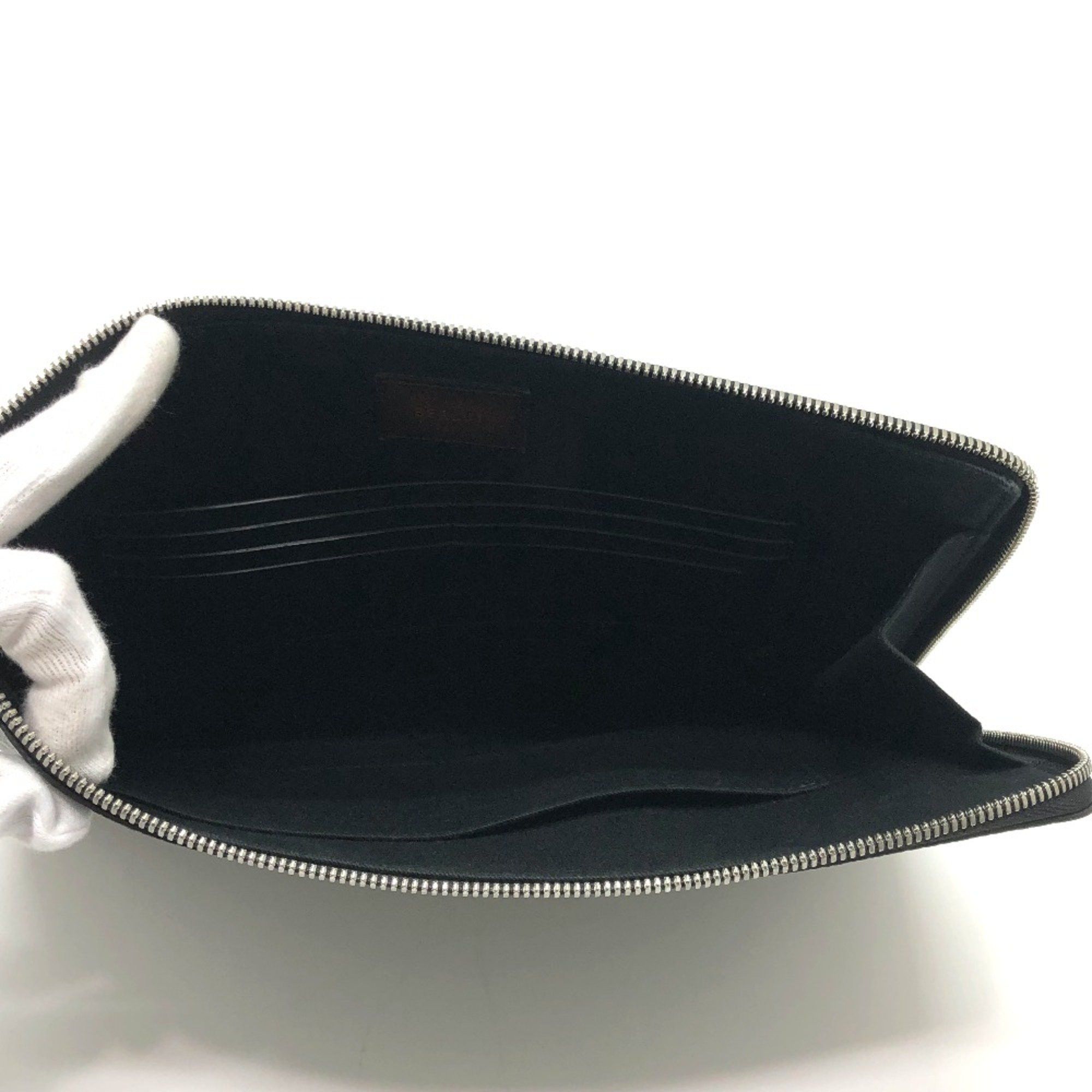 Berluti Berlutti E1129 Signature bag logo Clutch bag Black Size ONE SIZE - 11 Thumbnail