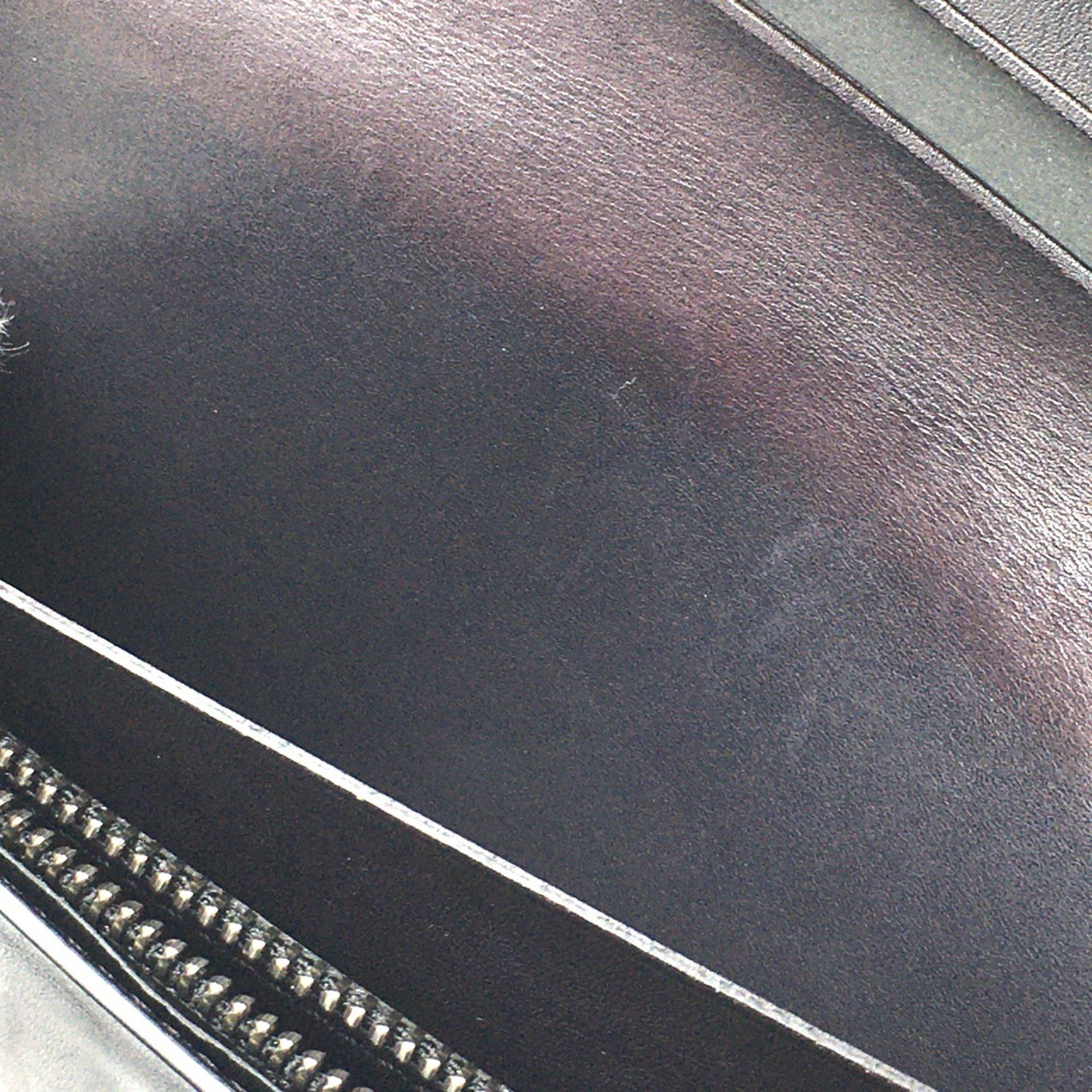 Berluti Berlutti calligraphy Long Wallet Leather accessory Long wallet Folded wallet purple Dark Purple Based x Black Size ONE SIZE - 10 Thumbnail