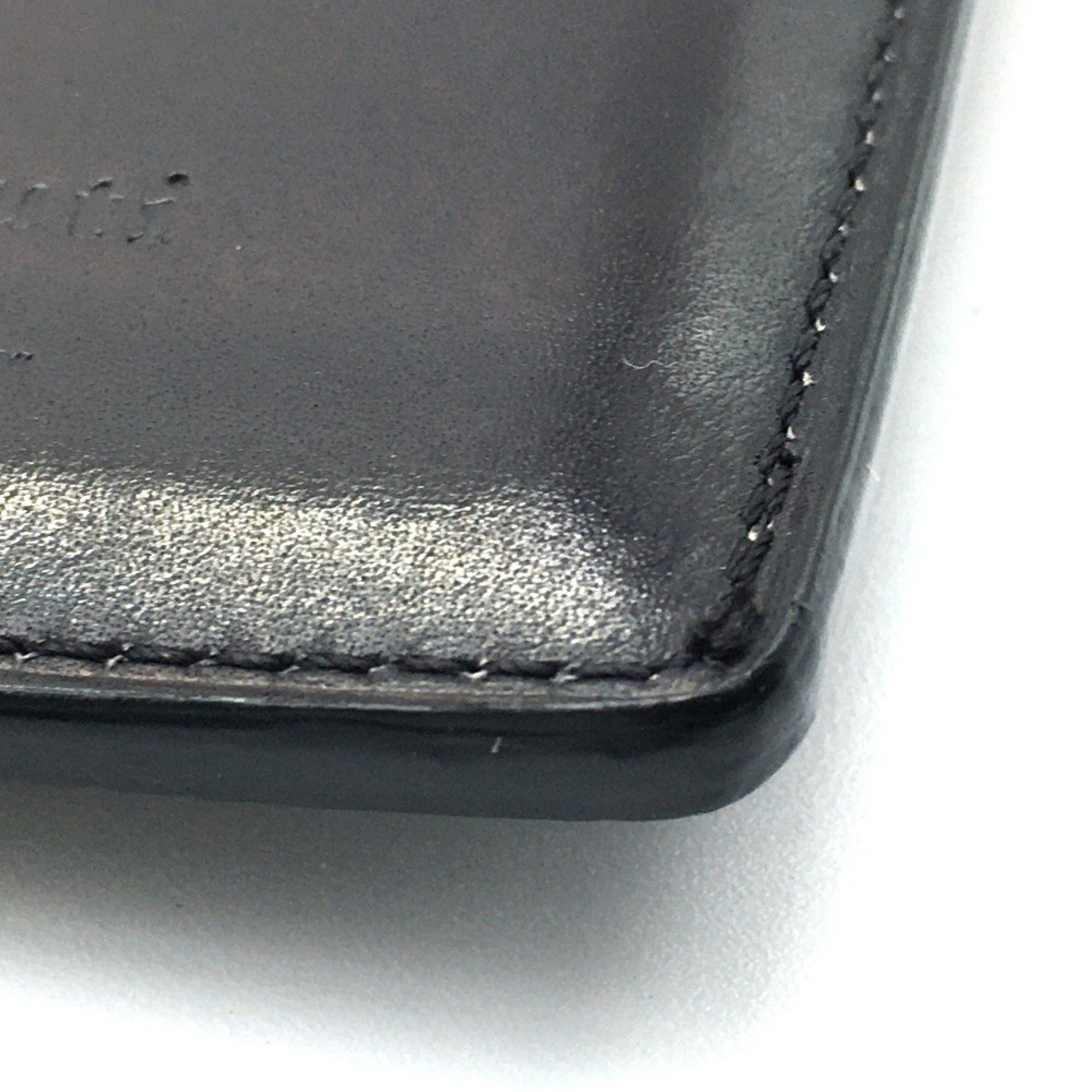 Berluti Berlutti calligraphy Long Wallet Leather accessory Long wallet Folded wallet purple Dark Purple Based x Black Size ONE SIZE - 12 Thumbnail