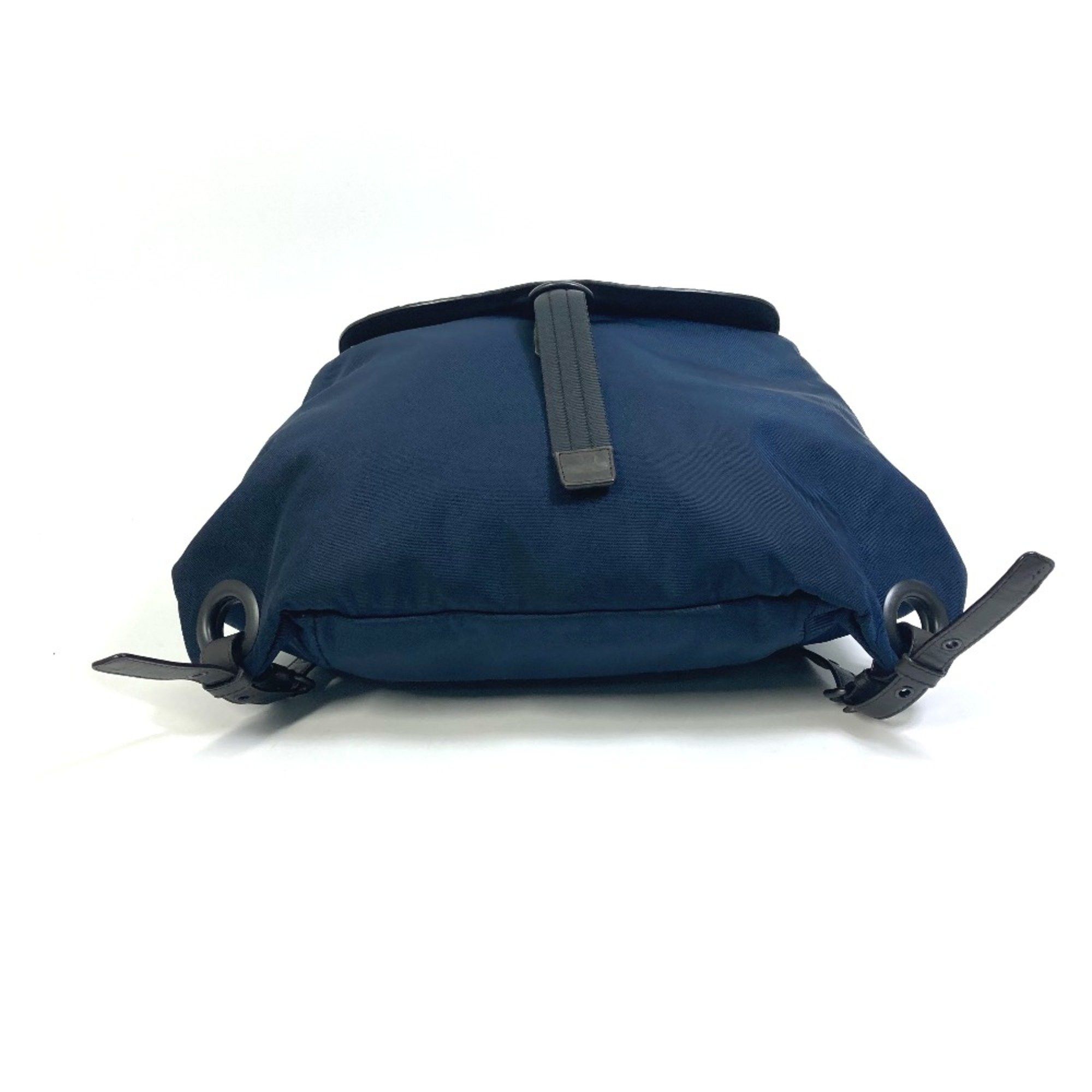 Bottega Veneta BOTTEGA VENETA 409595 Intrecciato Backpack Backpack Navy x Brown Size ONE SIZE - 4 Thumbnail