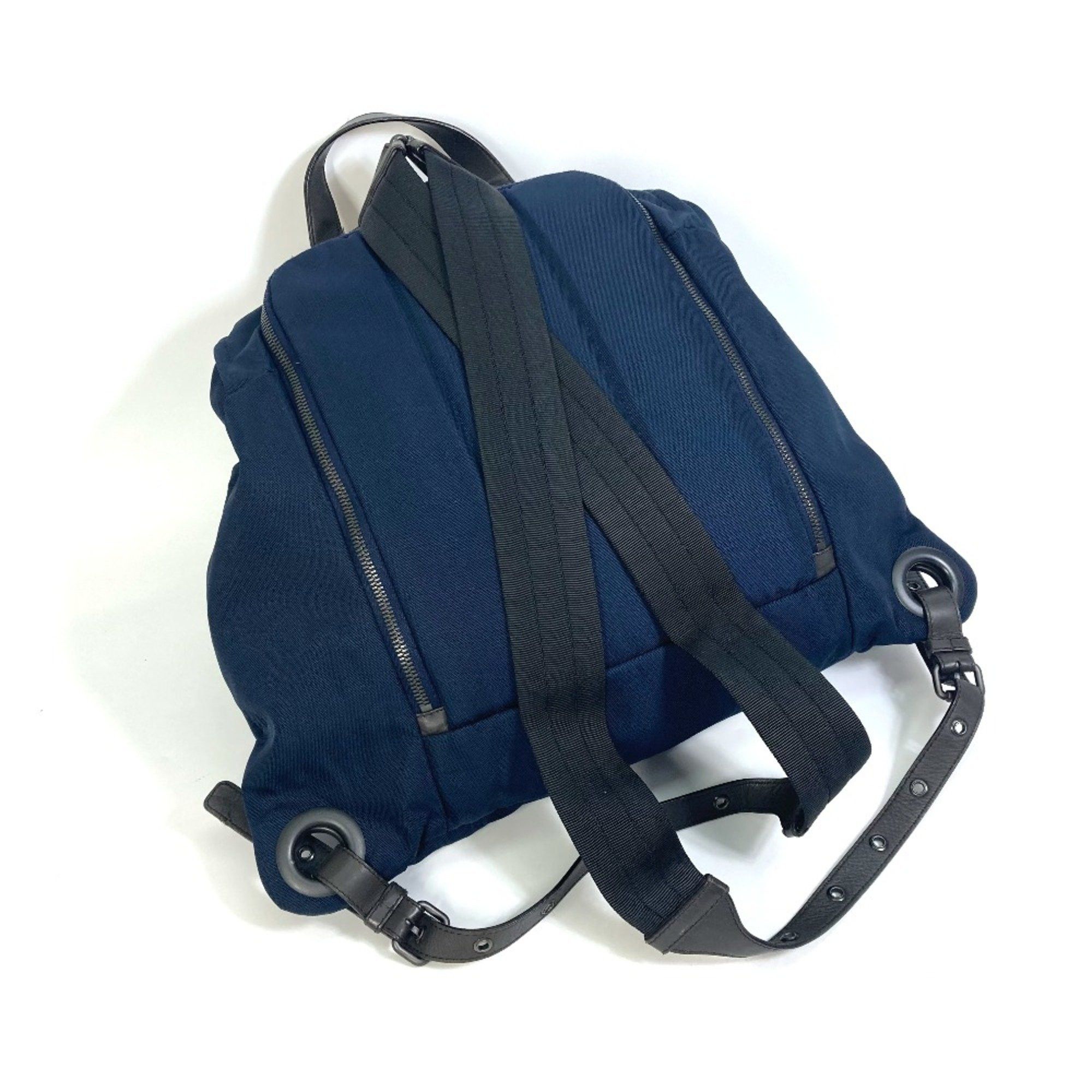 Bottega Veneta BOTTEGA VENETA 409595 Intrecciato Backpack Backpack Navy x Brown Size ONE SIZE - 2 Thumbnail