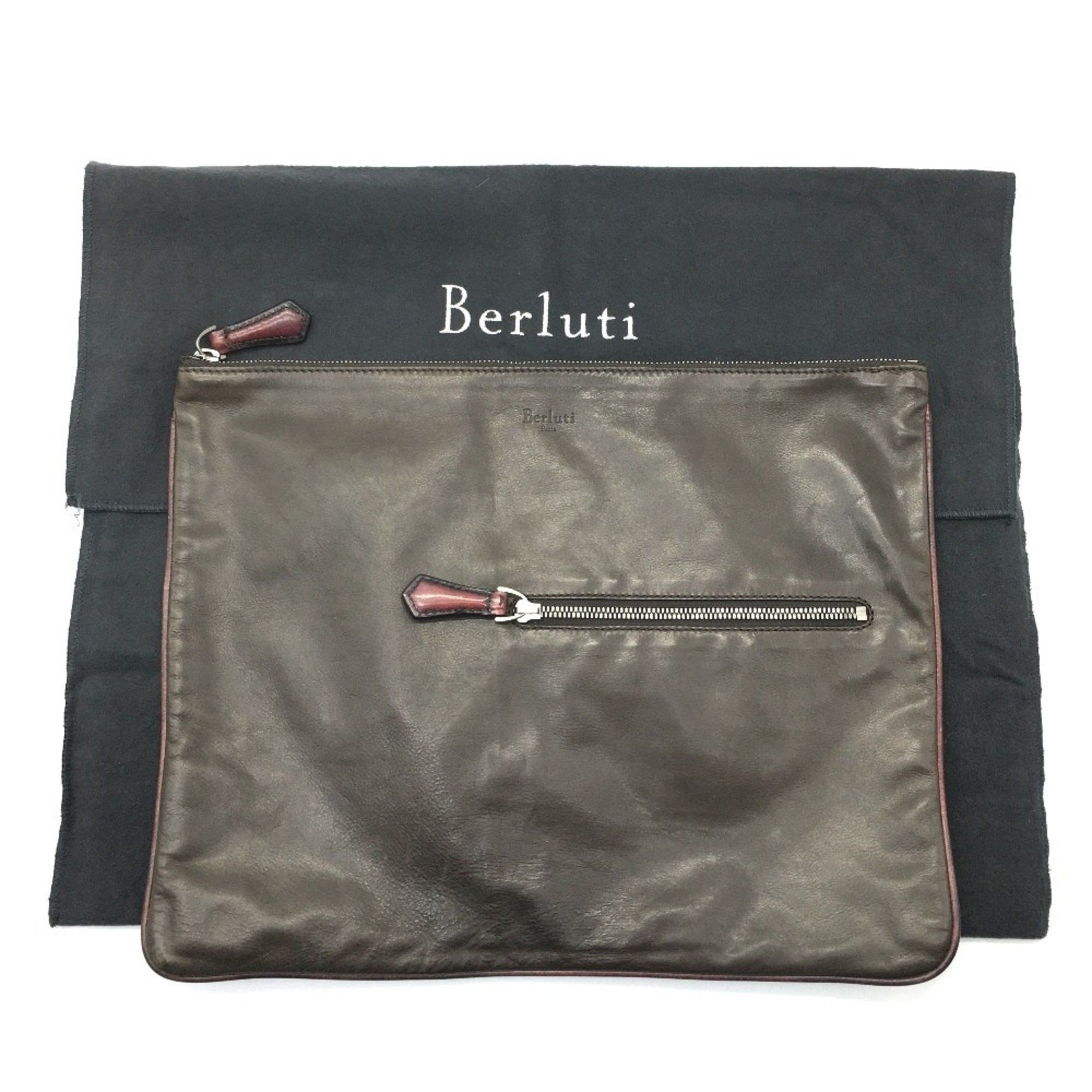 Berluti Berlutti Calligraphy Bag Cluch Bag Clutch bag BrownBased Size ONE SIZE - 11 Thumbnail