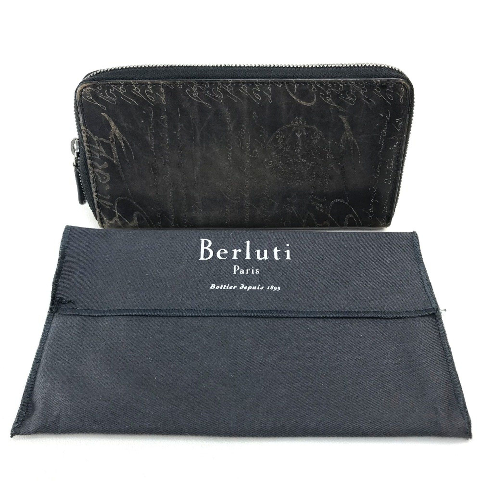Berluti Berlutti Zip Around Venetian leather Long Wallet Brown Dark brown Size ONE SIZE - 13 Thumbnail