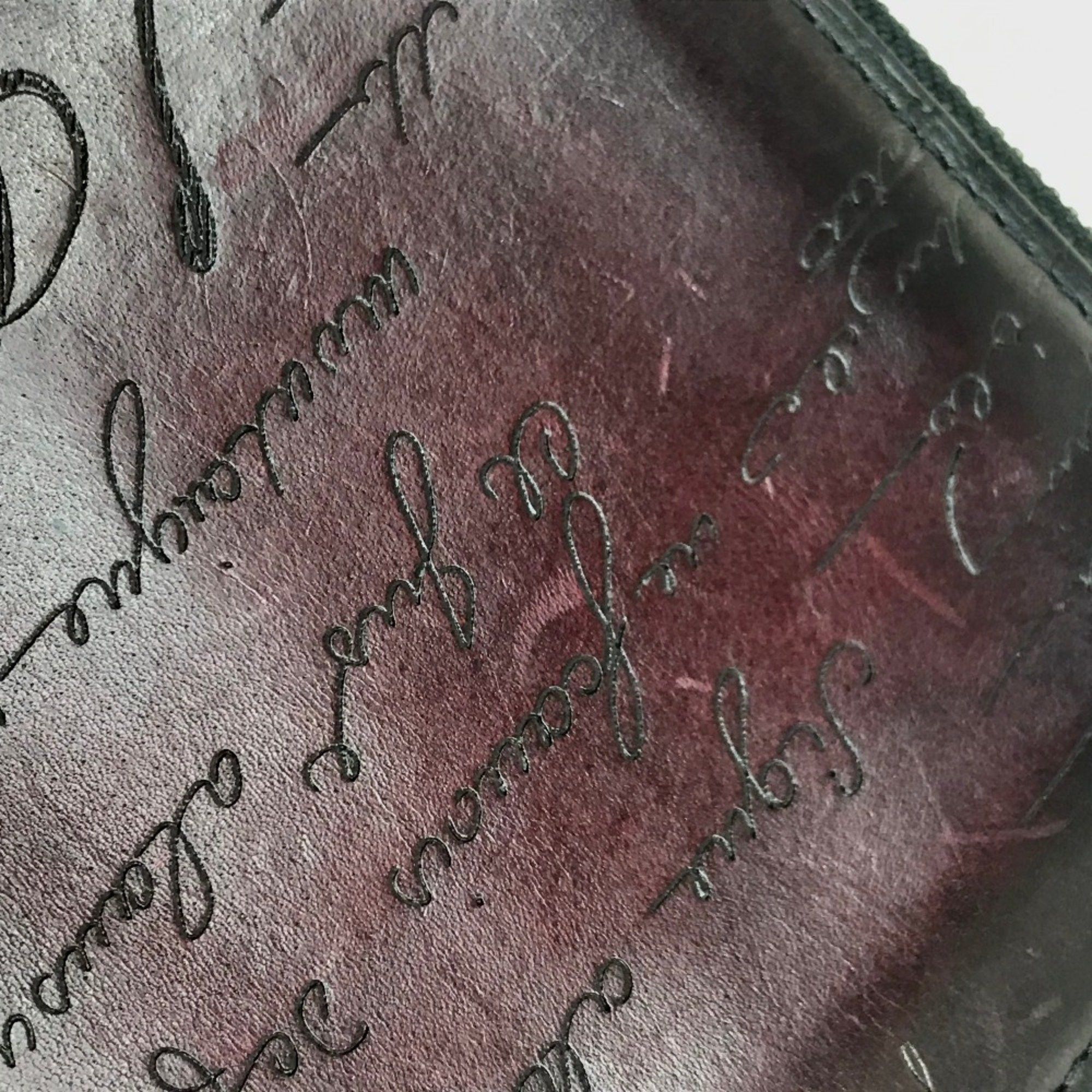 Berluti Berlutti Calligraphy Long wallet Long Wallet Brown Dark Brown /Black Size ONE SIZE - 8 Thumbnail