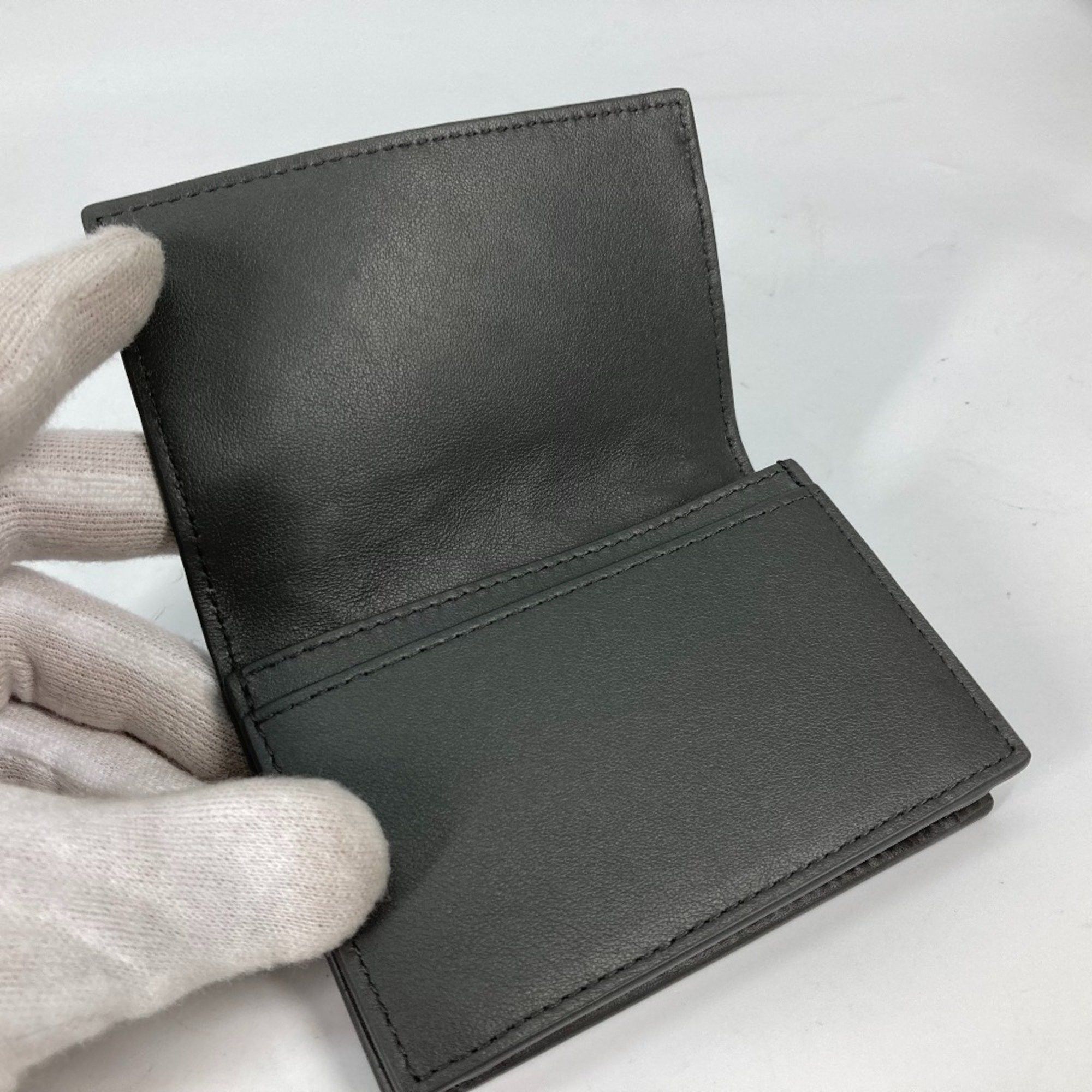 Bottega Veneta BOTTEGA VENETA 605720 Bifold Pass Case Card Case Card Case gray Size ONE SIZE - 7 Thumbnail