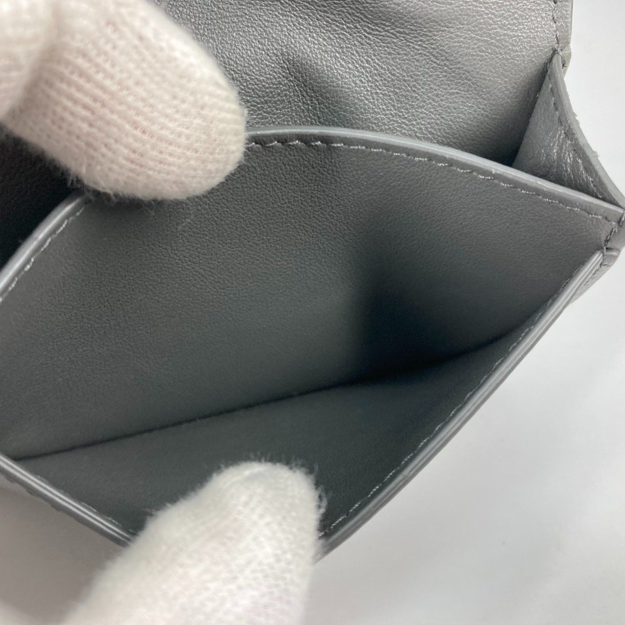 Bottega Veneta BOTTEGA VENETA 605720 Bifold Pass Case Card Case Card Case gray Size ONE SIZE - 10 Thumbnail