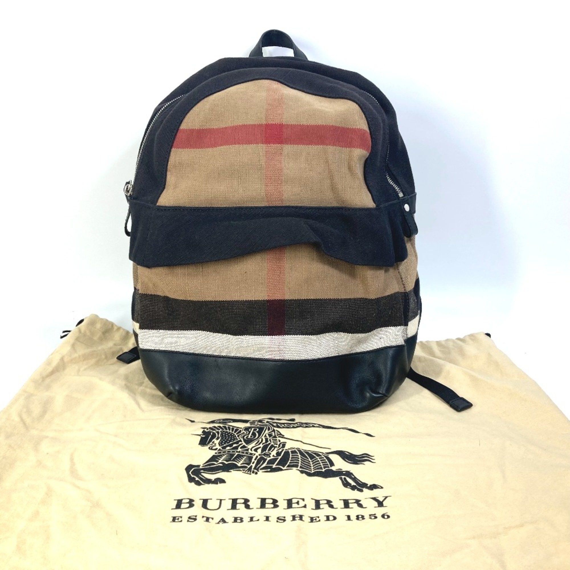 Burberry Burberry 3958527 Backpack Bag Backpack Beige Black Size ONE SIZE - 10 Thumbnail