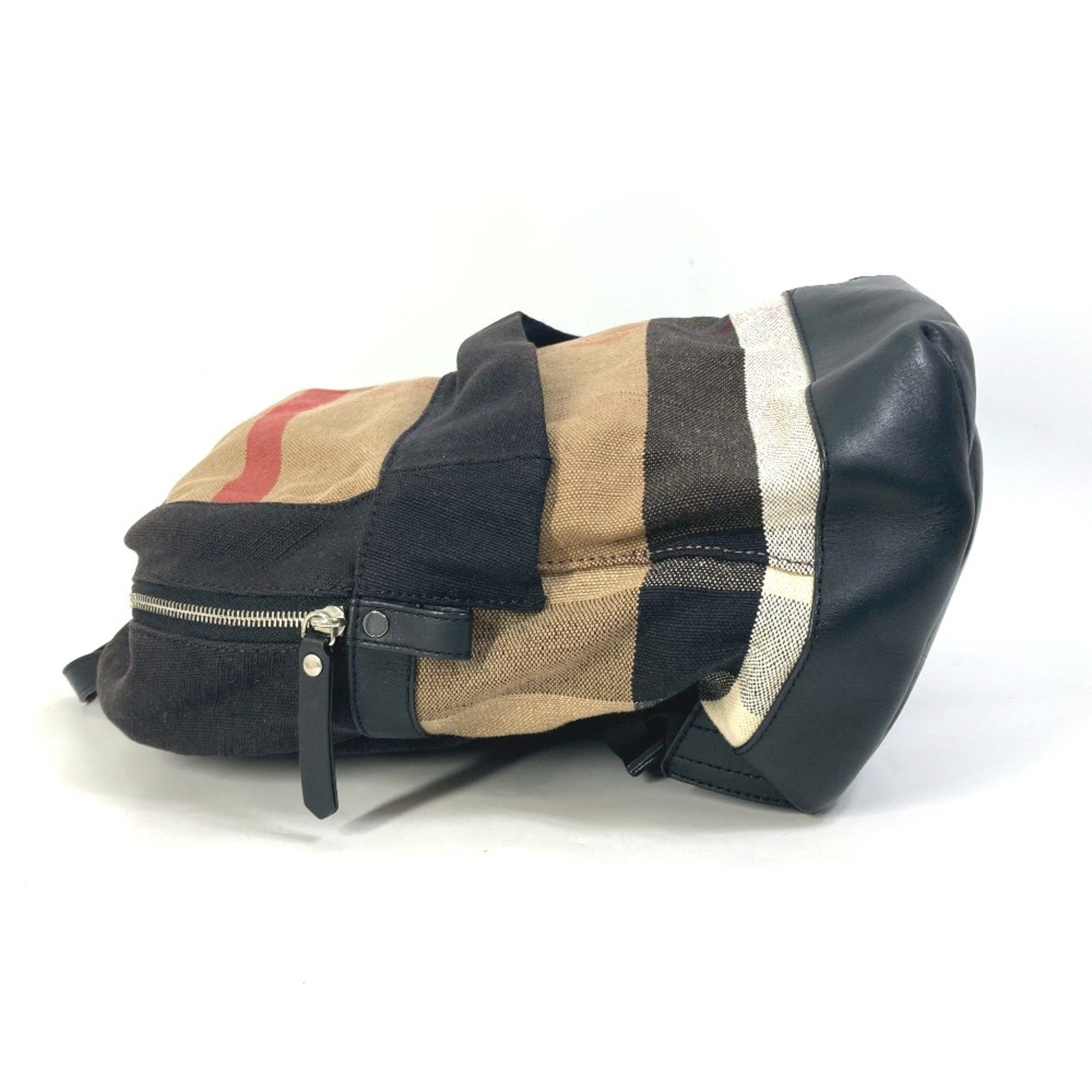 Burberry Burberry 3958527 Backpack Bag Backpack Beige Black Size ONE SIZE - 4 Thumbnail