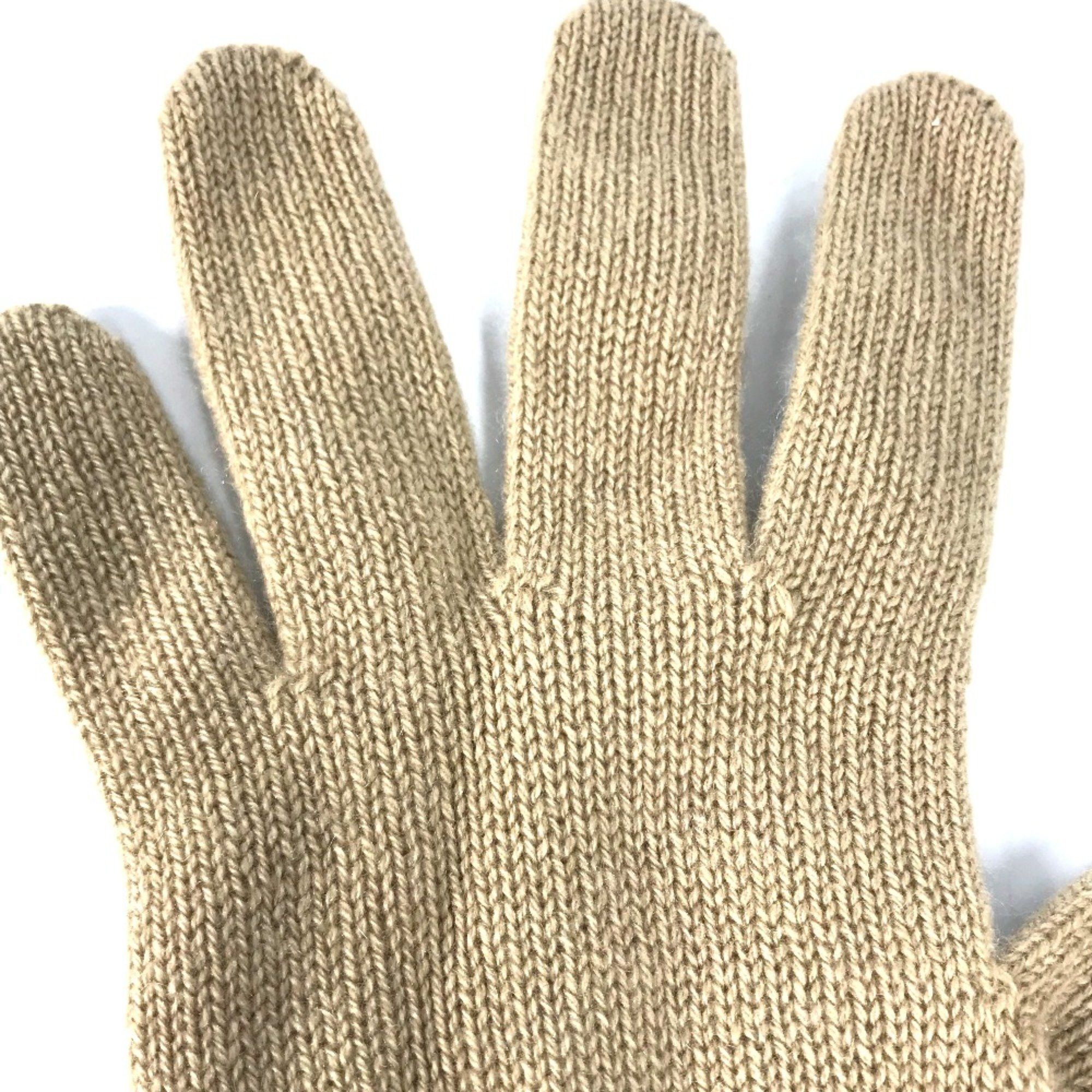 Burberry Burberry Bicolor Glove gloves Beige Black Size ONE SIZE - 4 Thumbnail