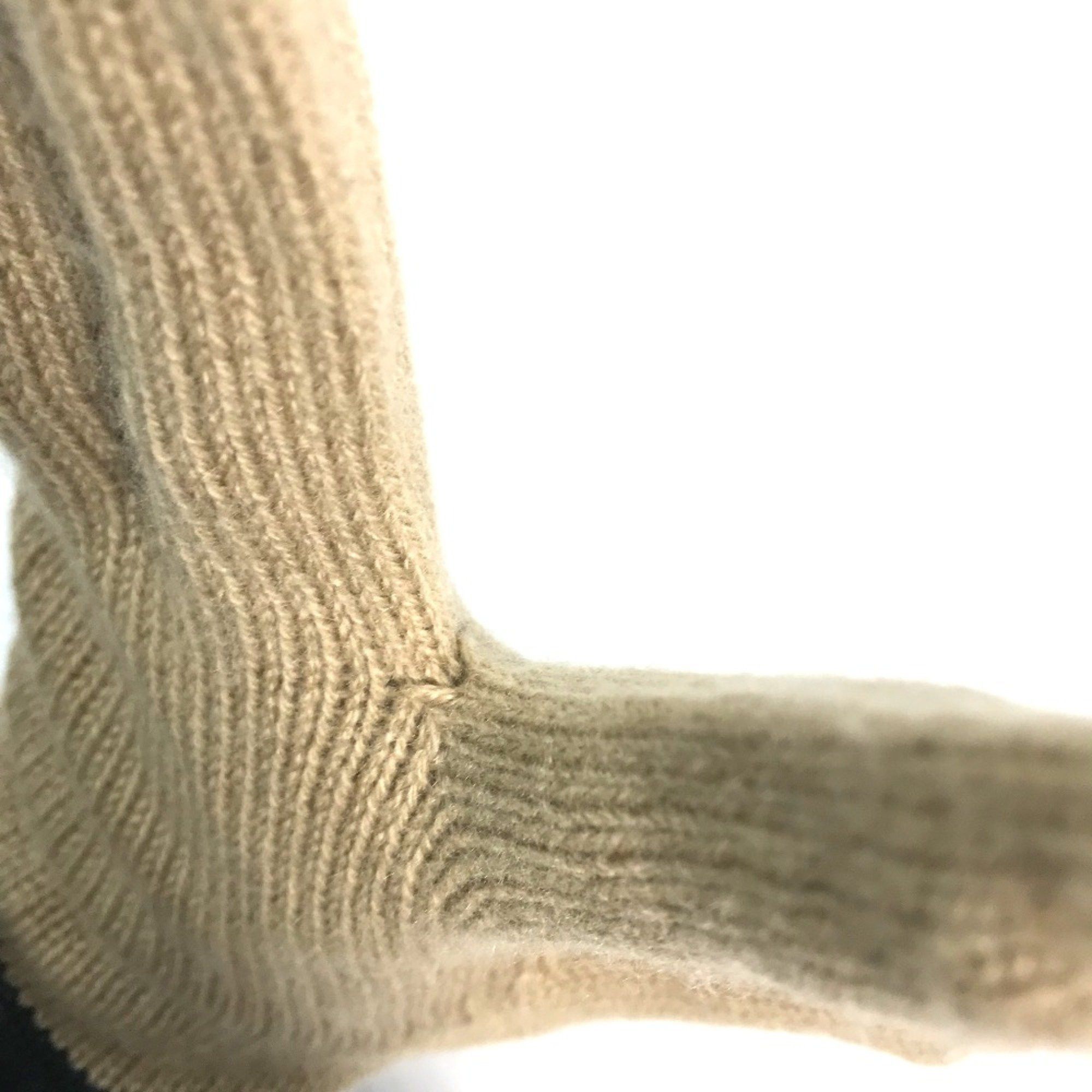 Burberry Burberry Bicolor Glove gloves Beige Black Size ONE SIZE - 5 Thumbnail