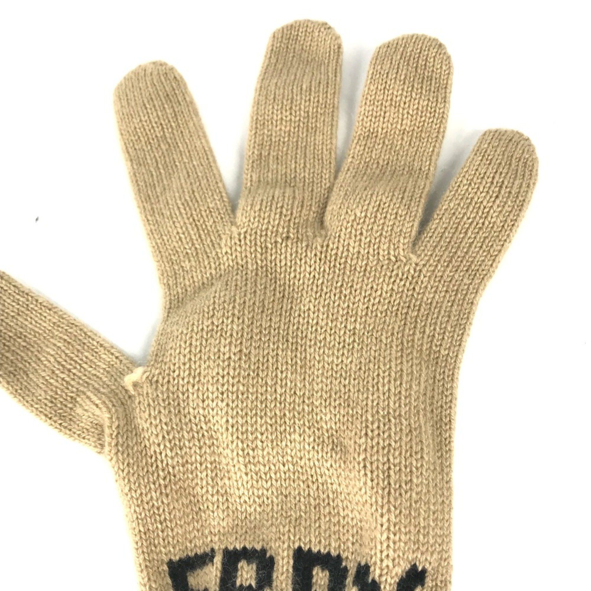Burberry Burberry Bicolor Glove gloves Beige Black Size ONE SIZE - 8 Thumbnail