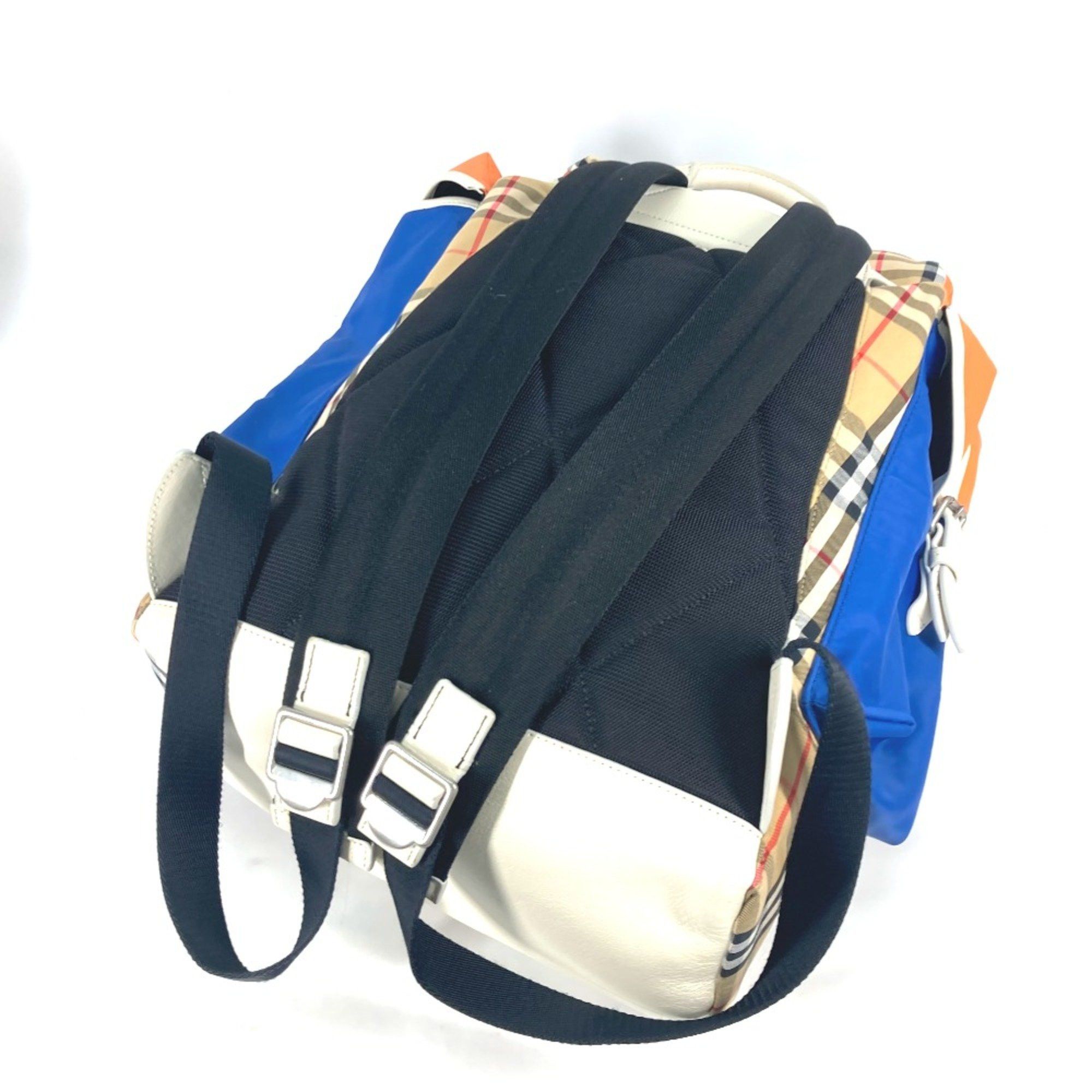 Burberry Burberry 4078448 Bag Backpack Backpack Beige Orange x blue Size ONE SIZE - 13 Thumbnail