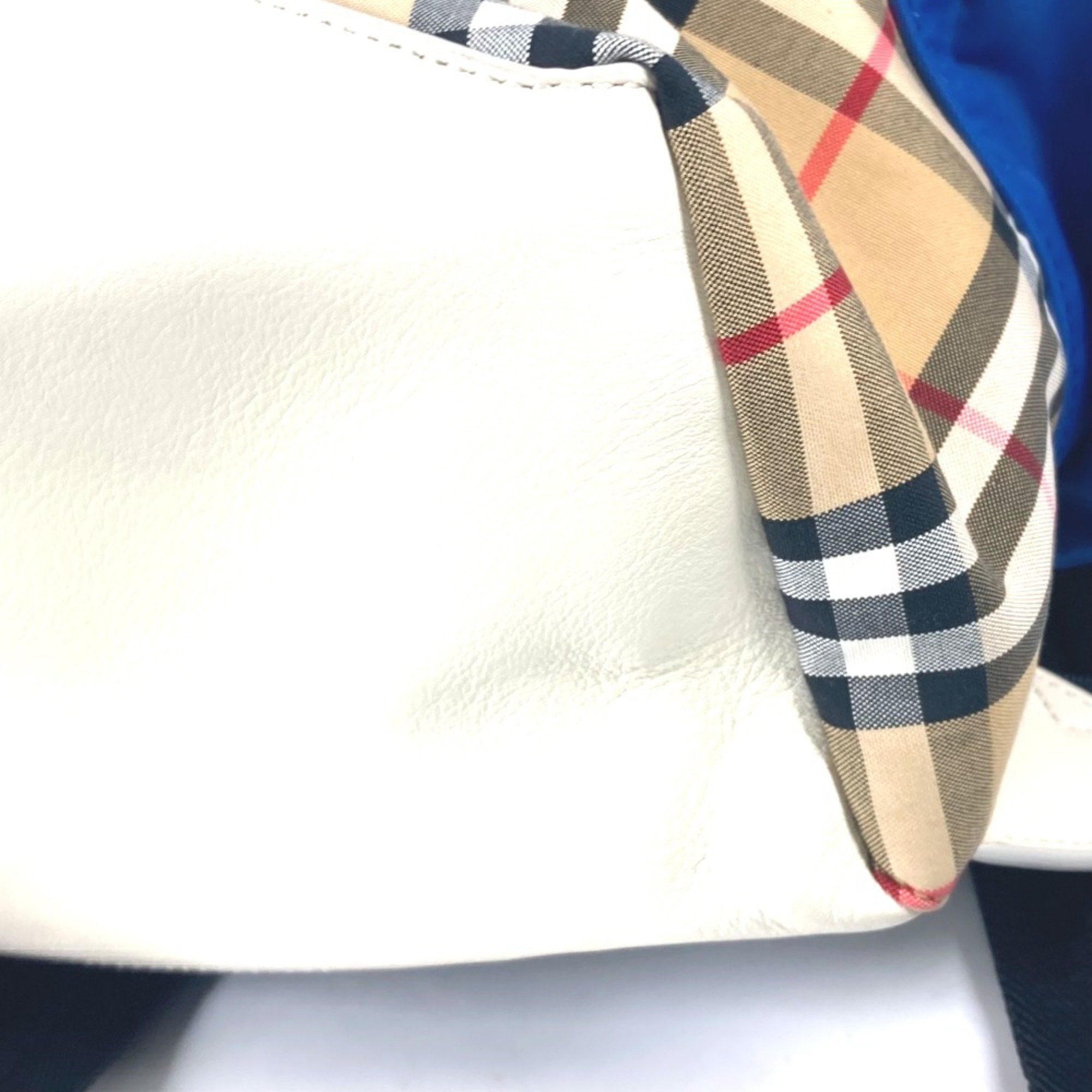 Burberry Burberry 4078448 Bag Backpack Backpack Beige Orange x blue Size ONE SIZE - 7 Thumbnail