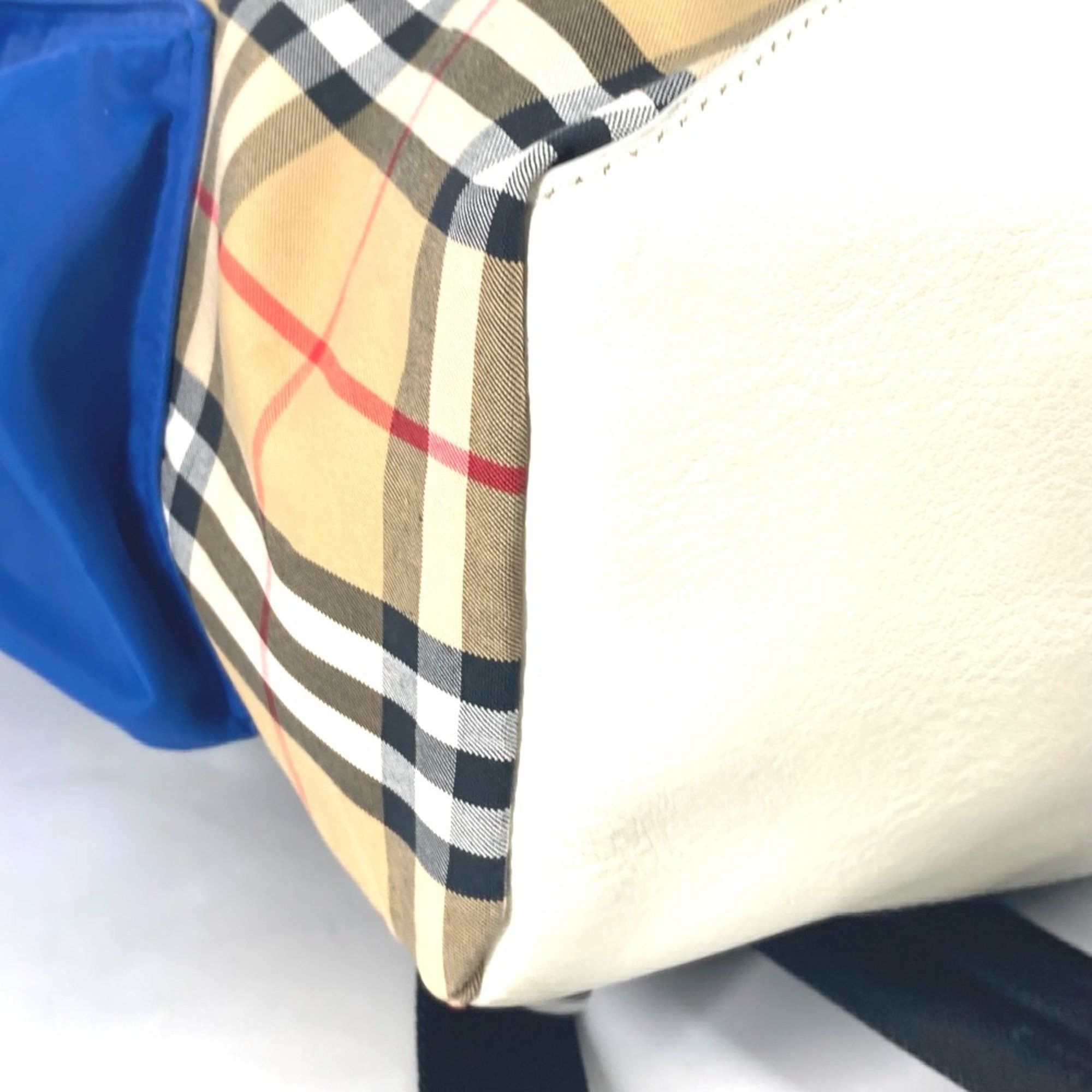 Burberry Burberry 4078448 Bag Backpack Backpack Beige Orange x blue Size ONE SIZE - 6 Thumbnail