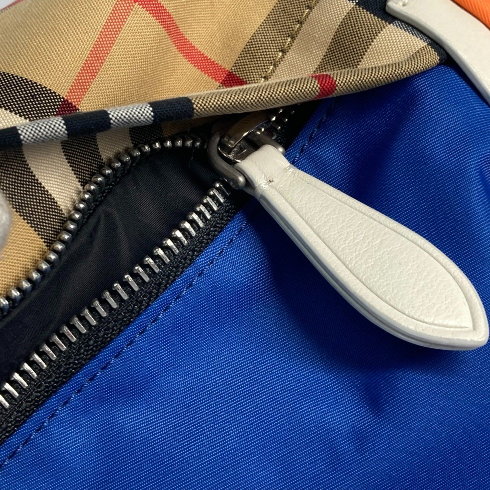 Burberry Burberry 4078448 Bag Backpack Backpack Beige Orange x blue Size ONE SIZE - 11 Thumbnail