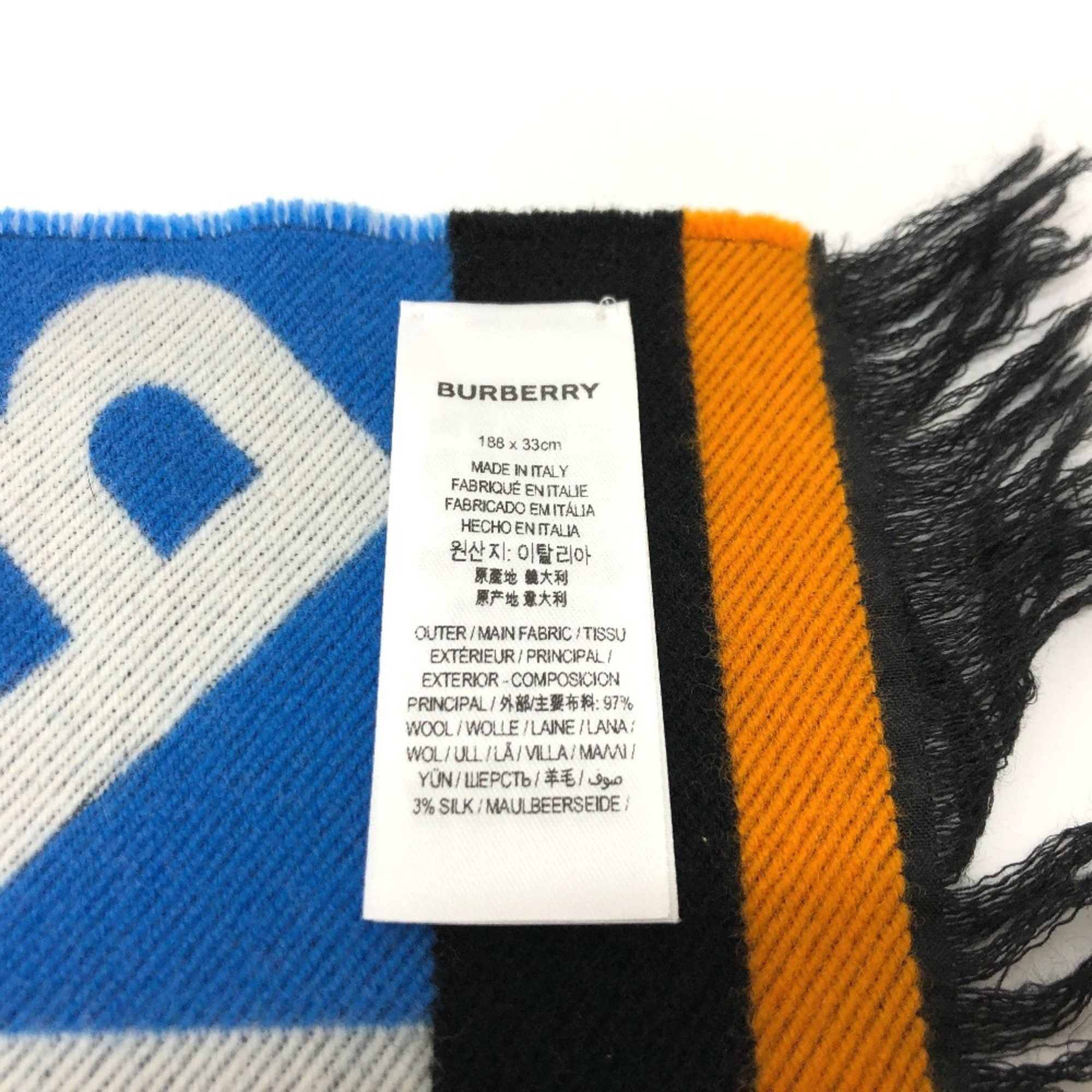 Burberry Burberry 8023067 Scarf Black /Gray Size ONE SIZE - 5 Thumbnail