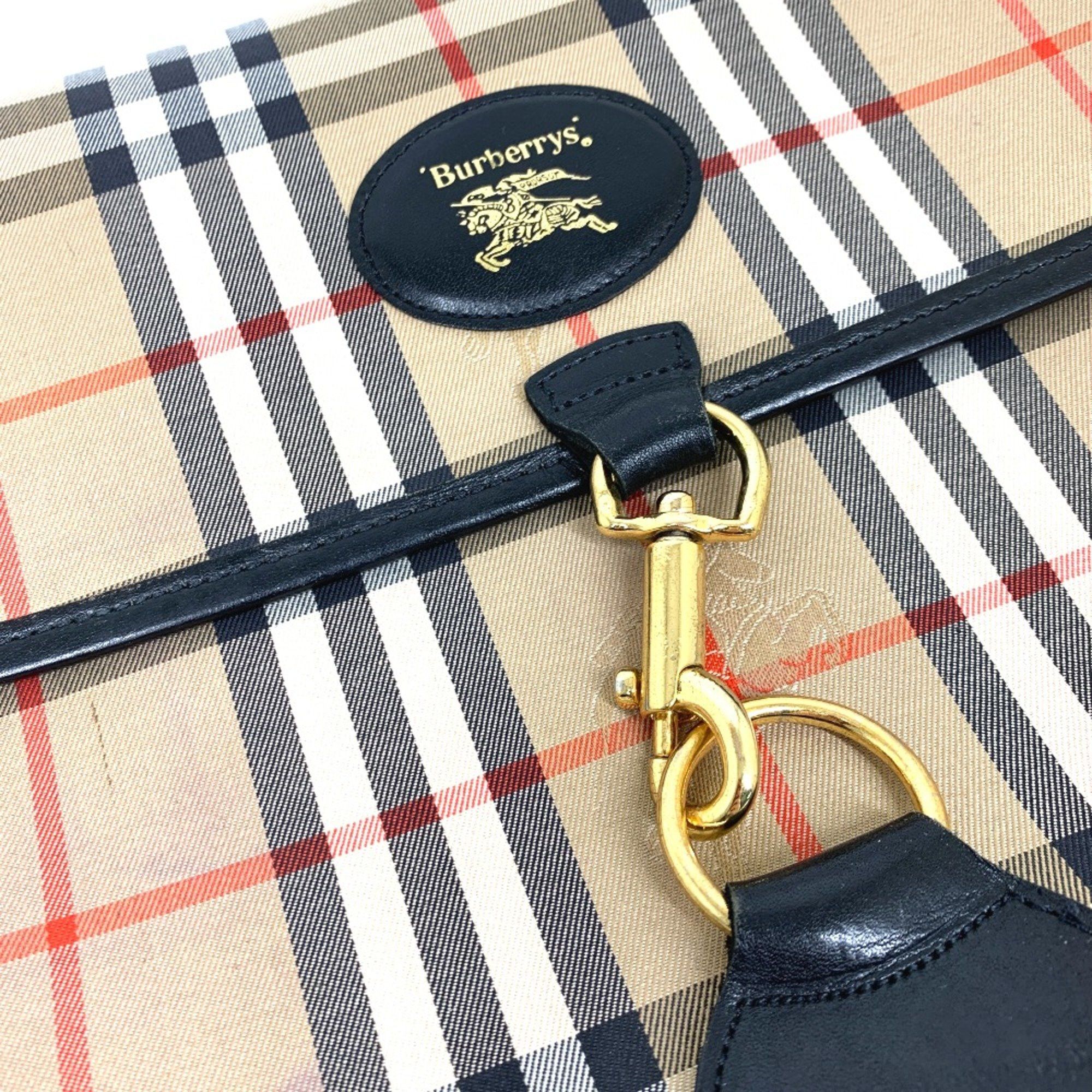 Burberry Burberry Check bag pouch Clutch bag Beige Size ONE SIZE - 5 Thumbnail