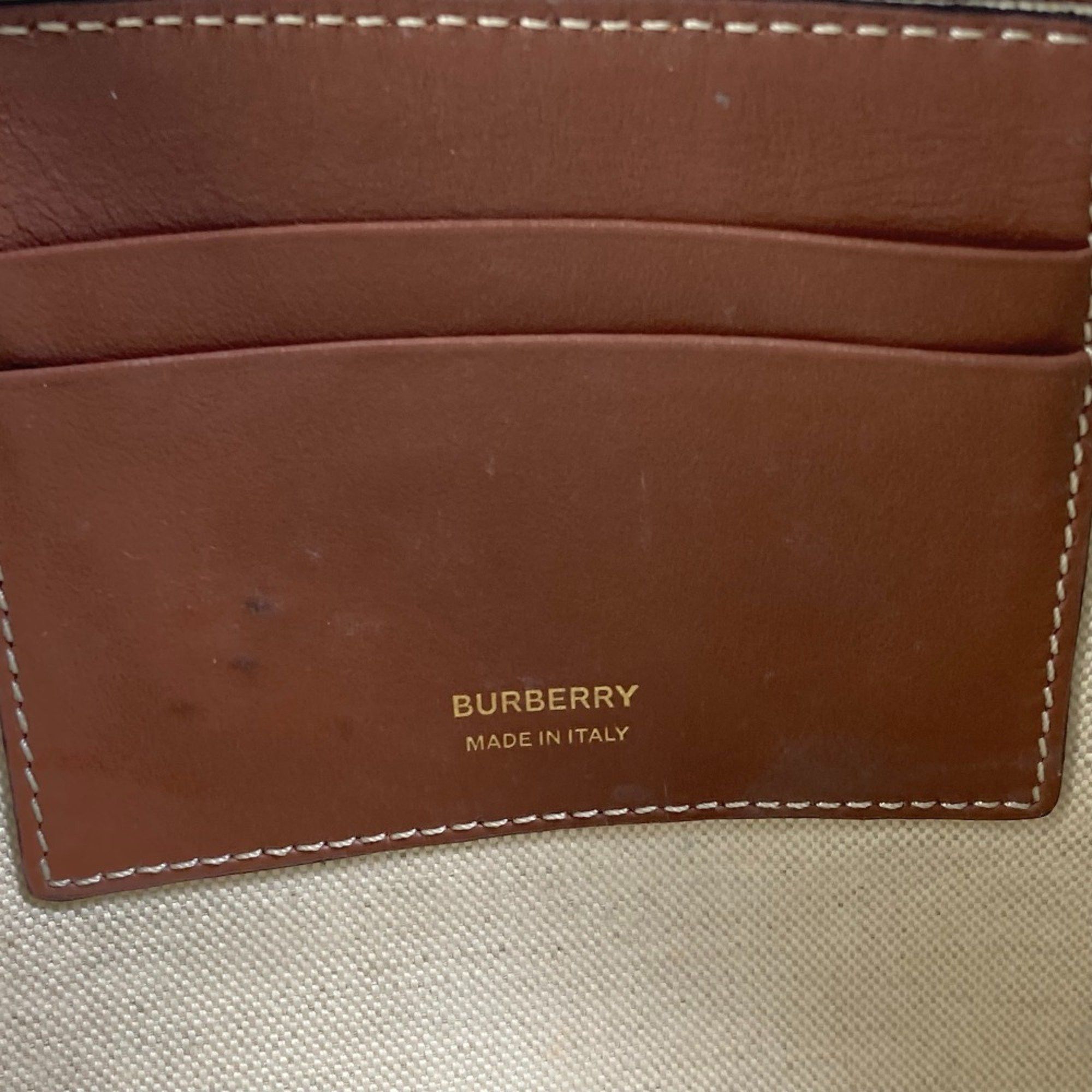 Burberry Burberry Bag TB whole pattern bag zipper zip Clutch bag Brown Size ONE SIZE - 10 Thumbnail