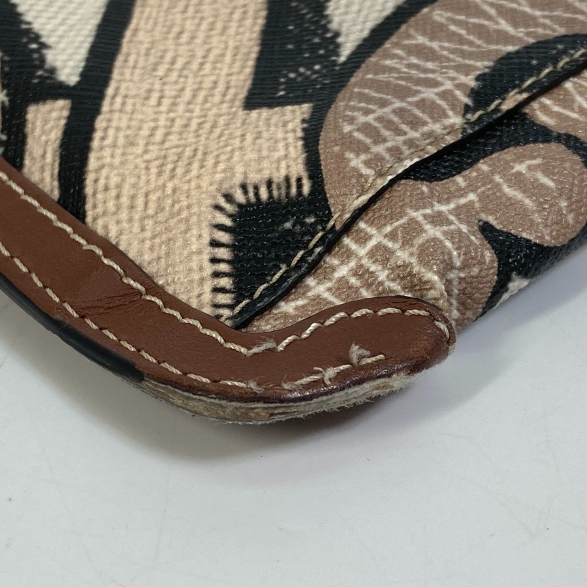 Burberry Burberry Bag TB whole pattern bag zipper zip Clutch bag Brown Size ONE SIZE - 7 Thumbnail