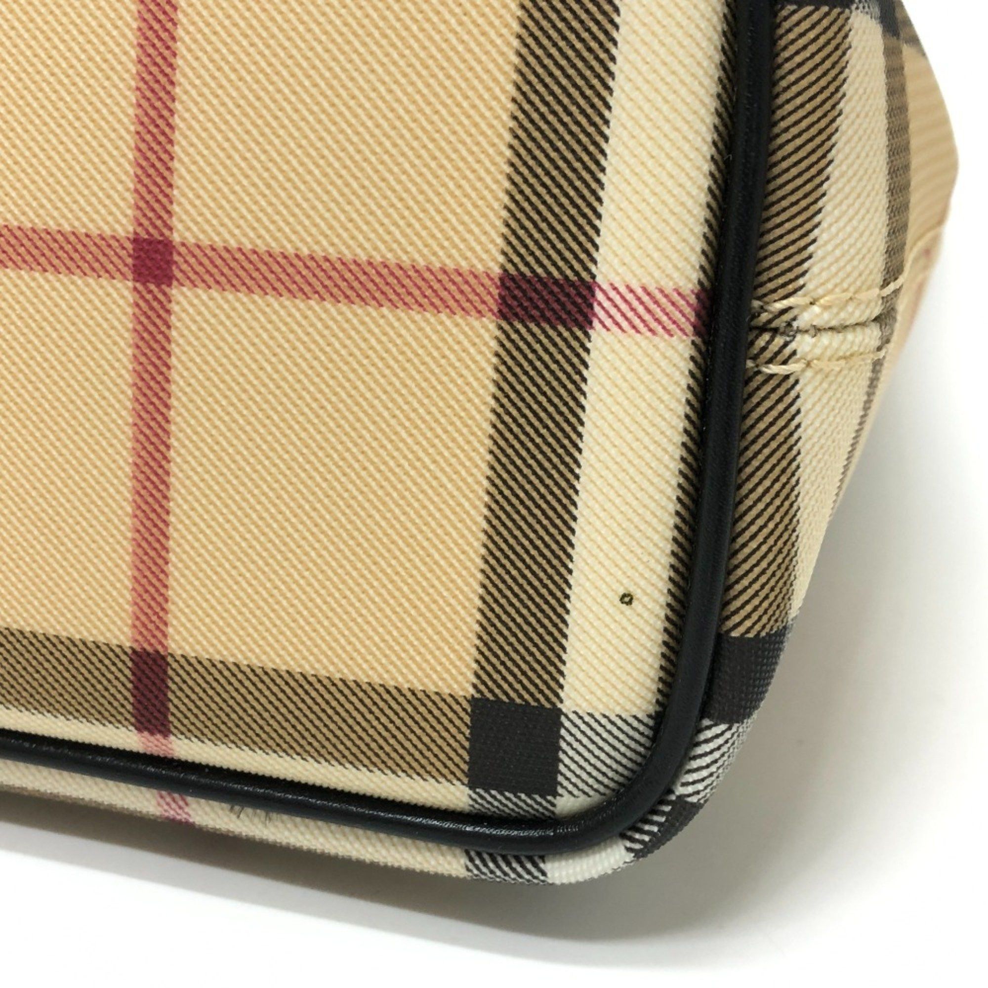 Burberry Burberry check Bag Hand Bag Beige Red/Black Size ONE SIZE - 6 Thumbnail