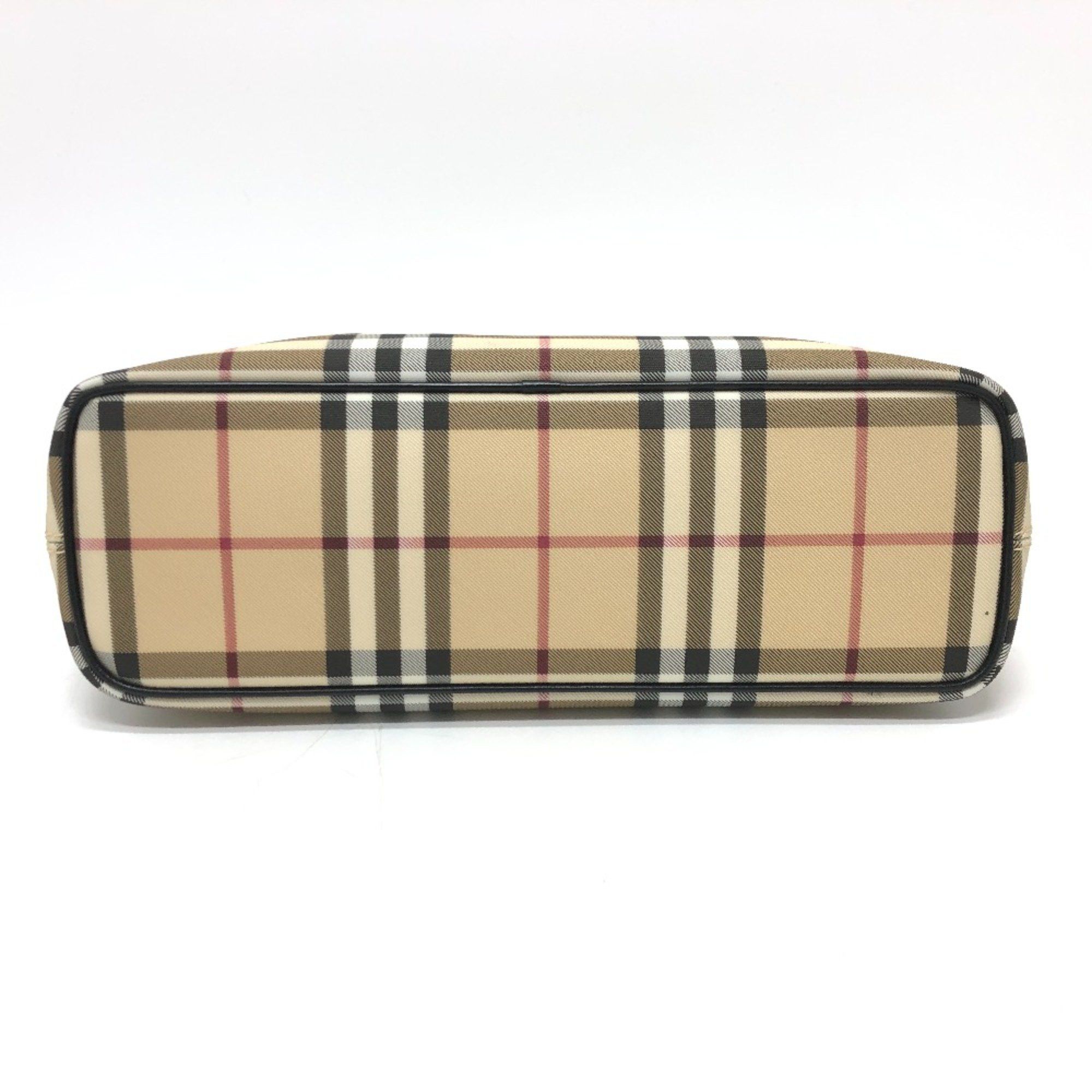 Burberry Burberry check Bag Hand Bag Beige Red/Black Size ONE SIZE - 5 Thumbnail