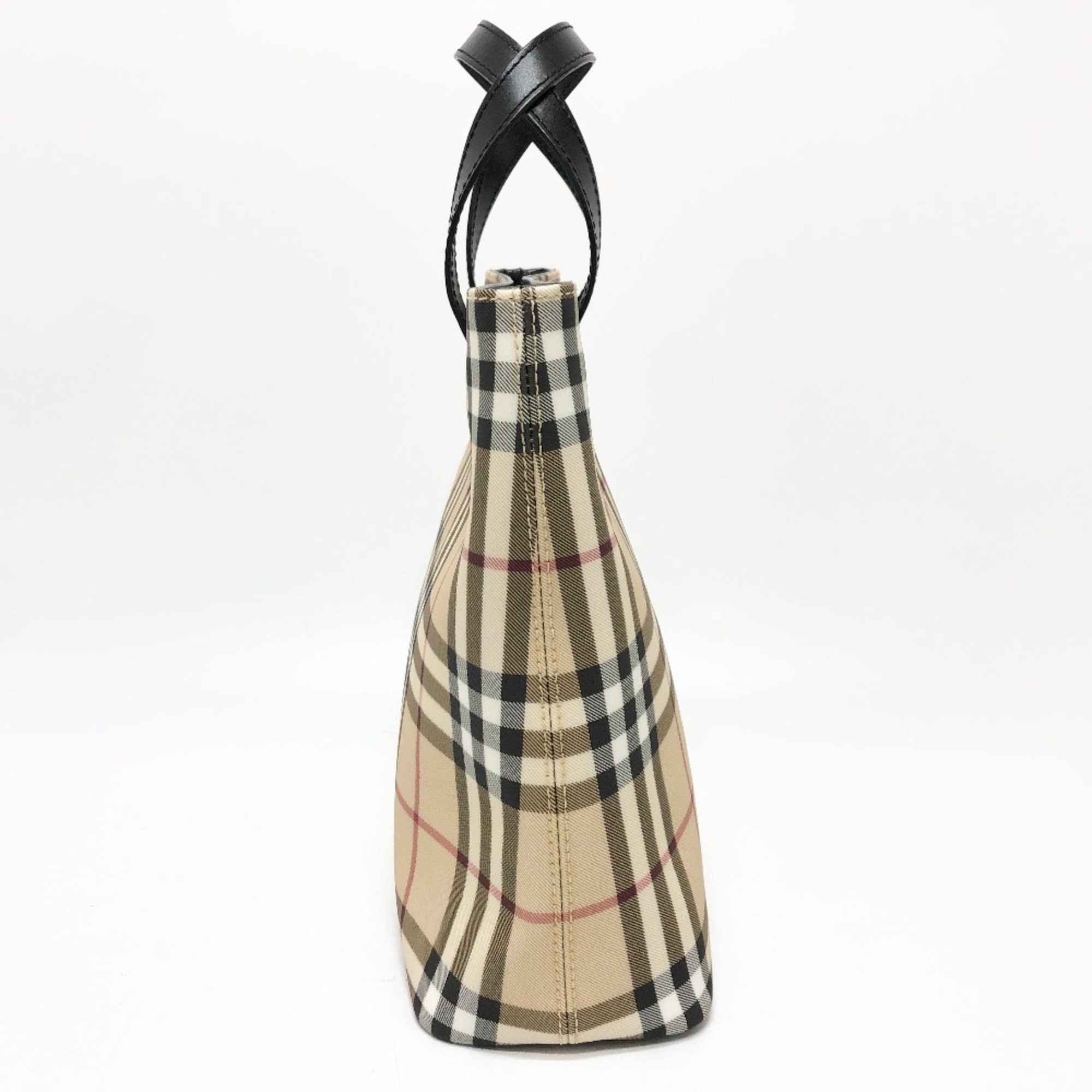 Burberry Burberry check Bag Hand Bag Beige Red/Black Size ONE SIZE - 3 Thumbnail