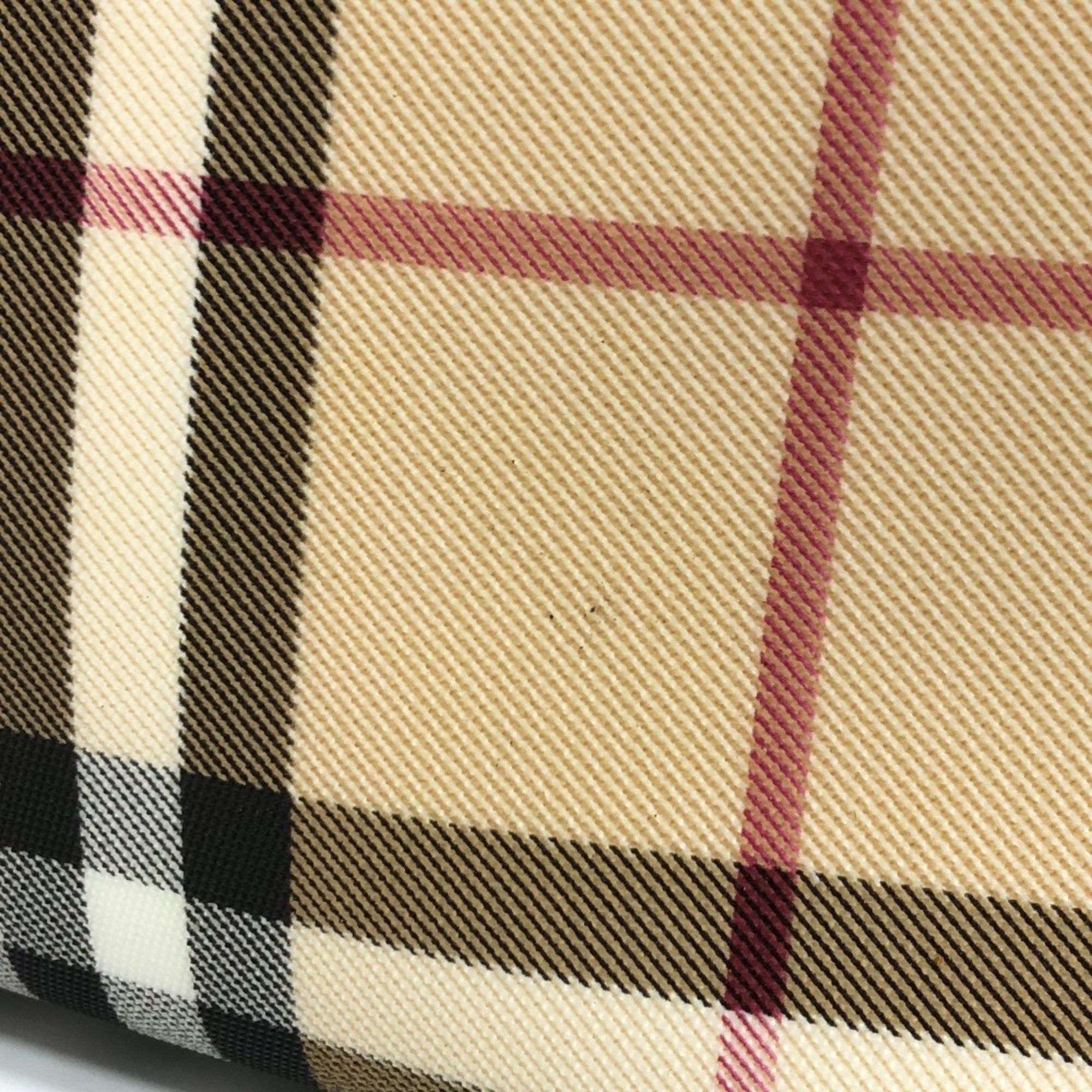 Burberry Burberry check Bag Hand Bag Beige Red/Black Size ONE SIZE - 7 Thumbnail