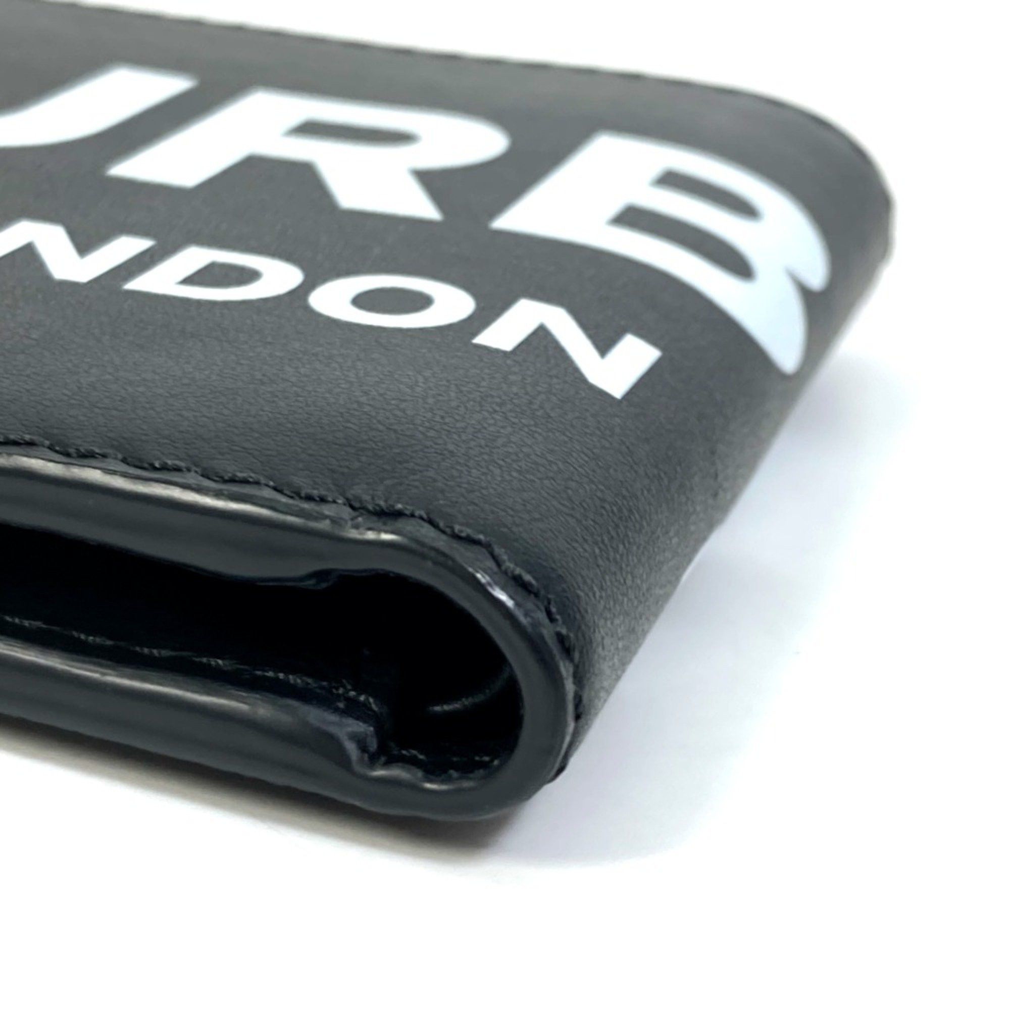 Burberry Burberry 8013919 logo Bill Compartment Folded wallet Black Size ONE SIZE - 7 Thumbnail
