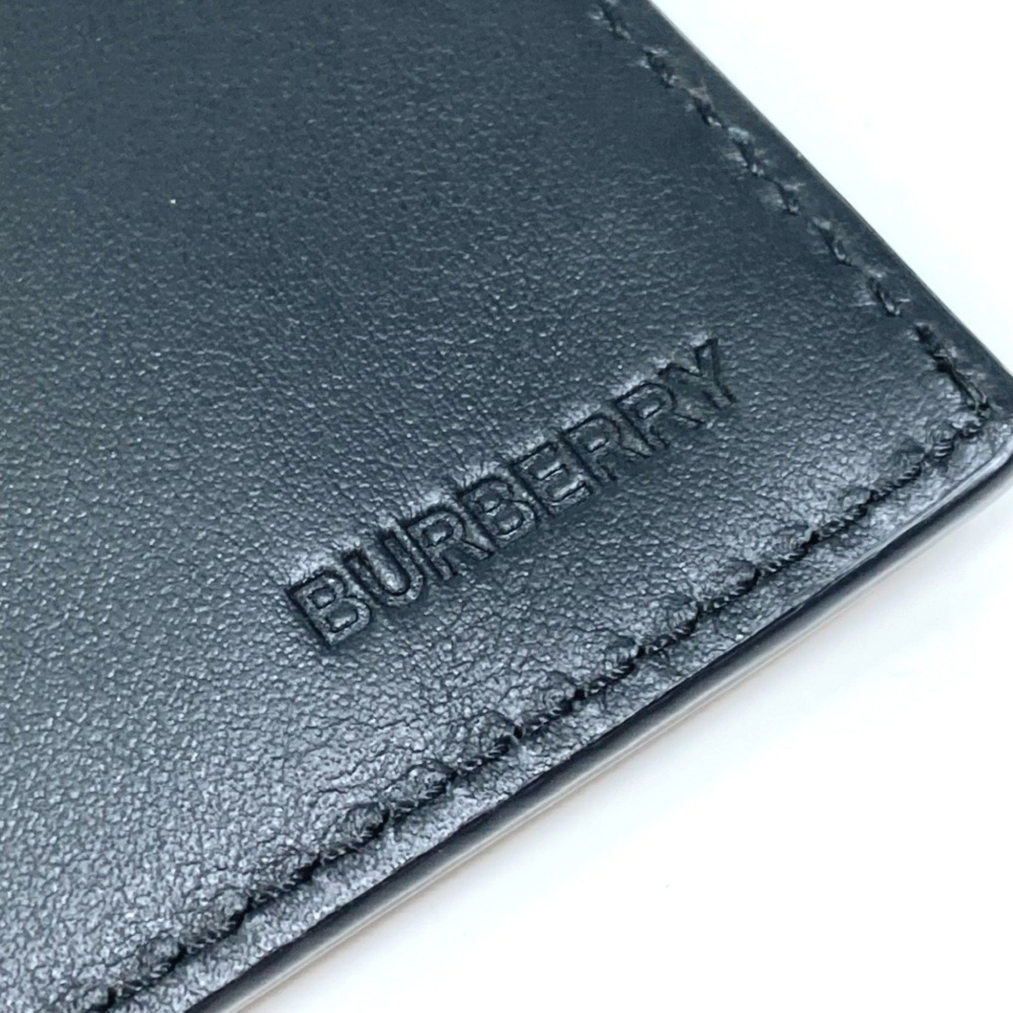 Burberry Burberry 8013919 logo Bill Compartment Folded wallet Black Size ONE SIZE - 13 Thumbnail