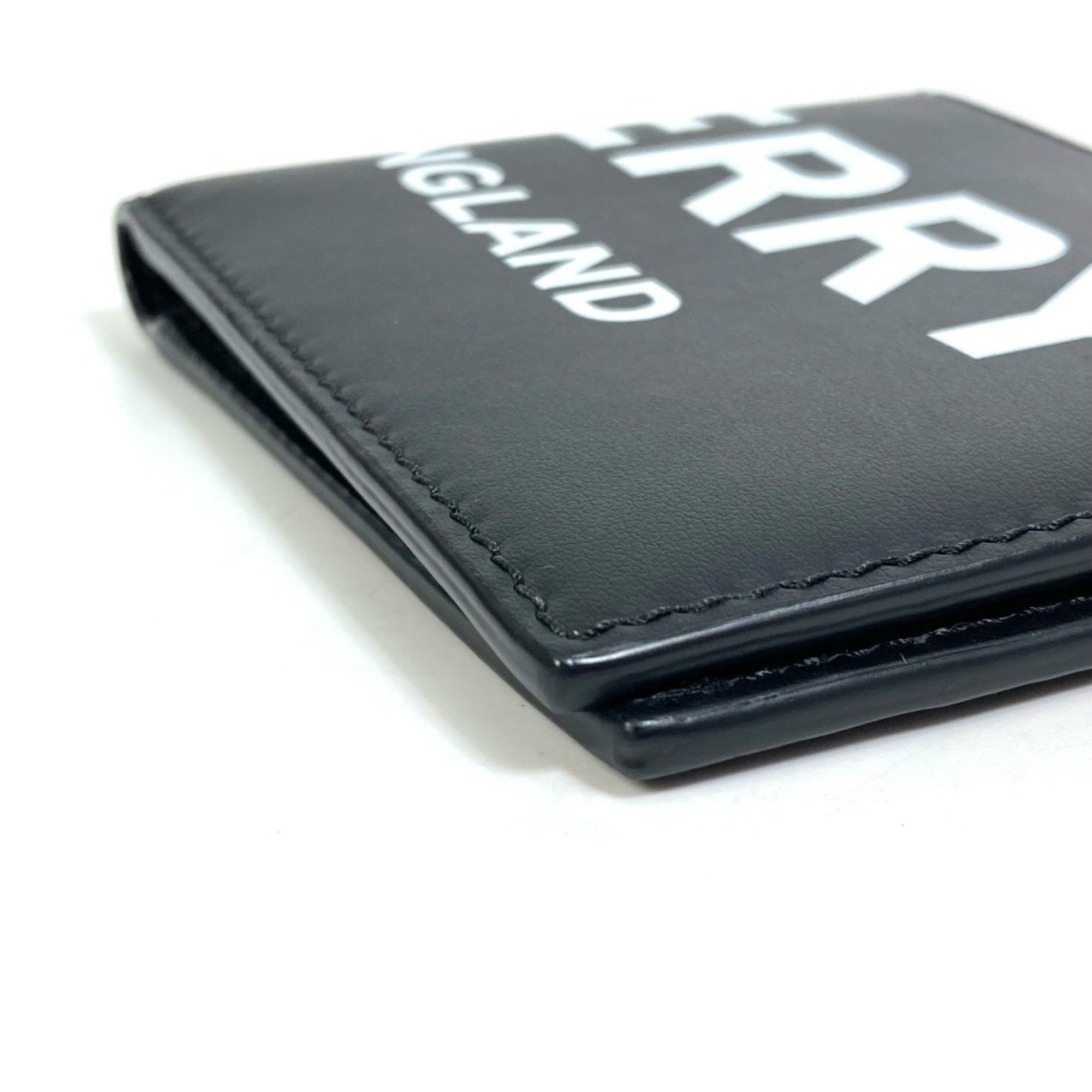 Burberry Burberry 8013919 logo Bill Compartment Folded wallet Black Size ONE SIZE - 9 Thumbnail