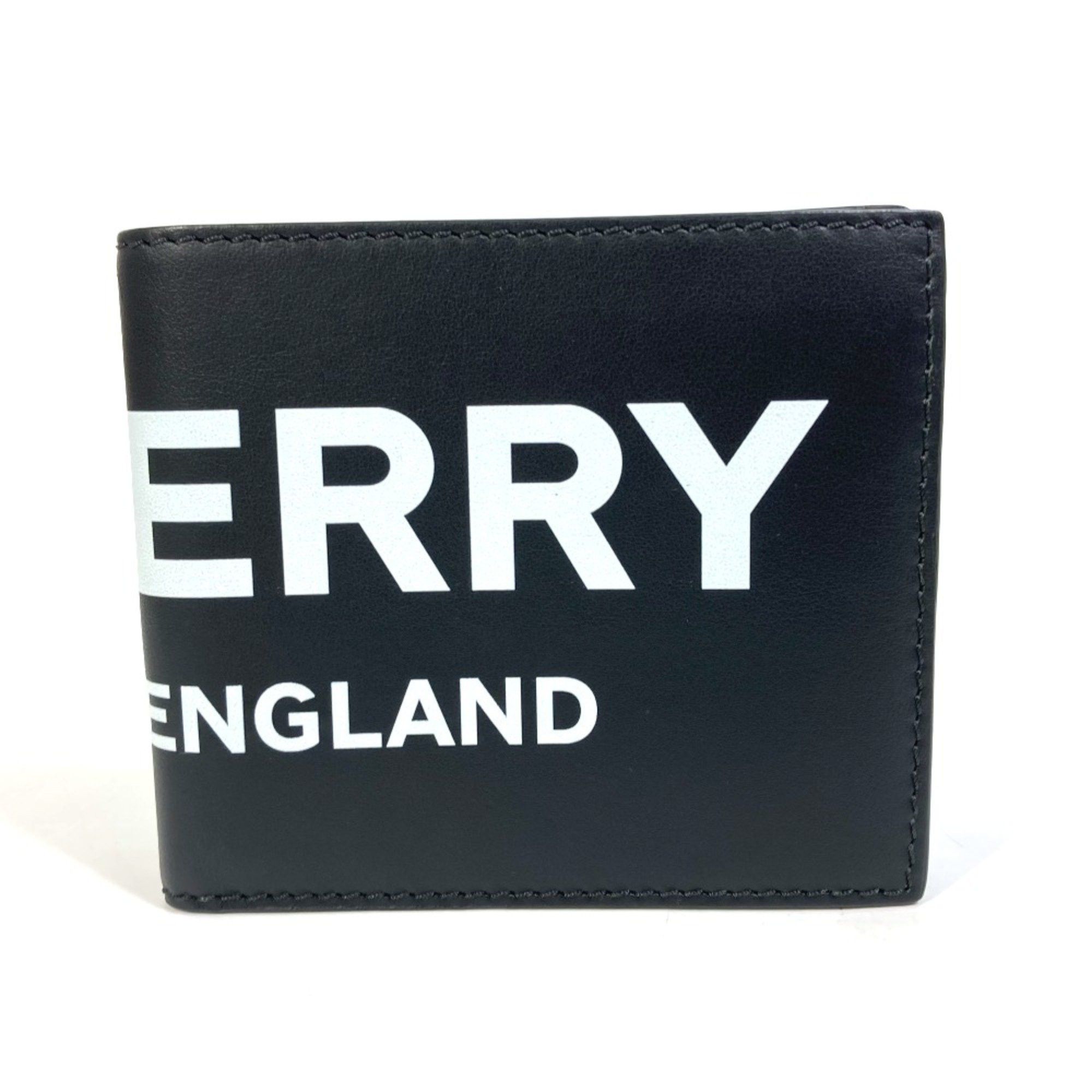 Burberry Burberry 8013919 logo Bill Compartment Folded wallet Black Size ONE SIZE - 2 Thumbnail