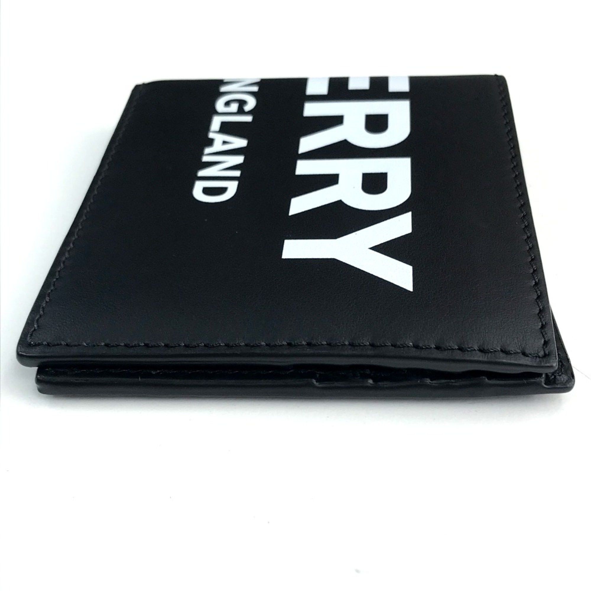 Burberry Burberry 8013919 logo Bill Compartment Folded wallet Black Size ONE SIZE - 6 Thumbnail